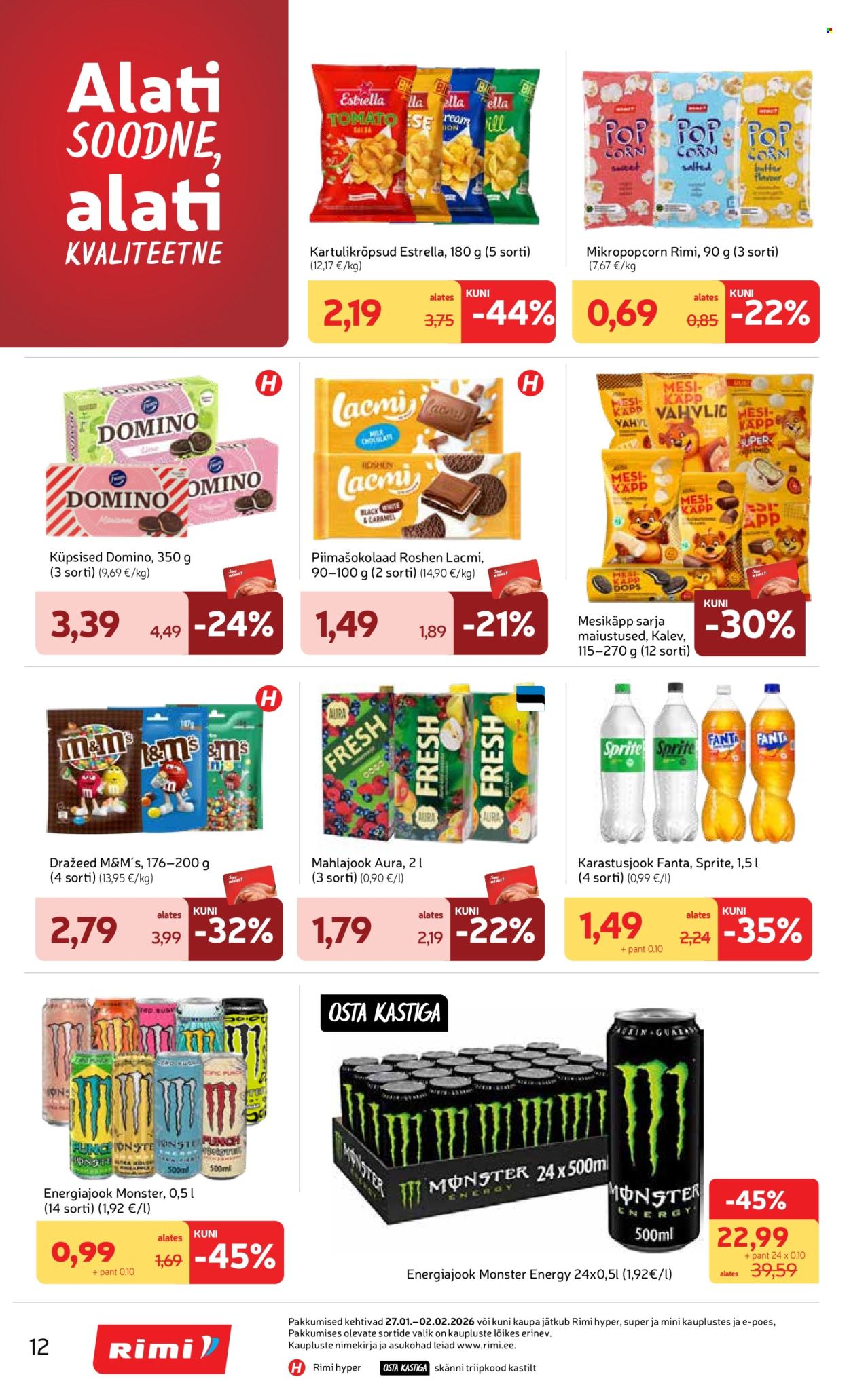 rimi - Rimi kliendileht - Kliendileht (27.01 - 2.02.2026) - page: 12