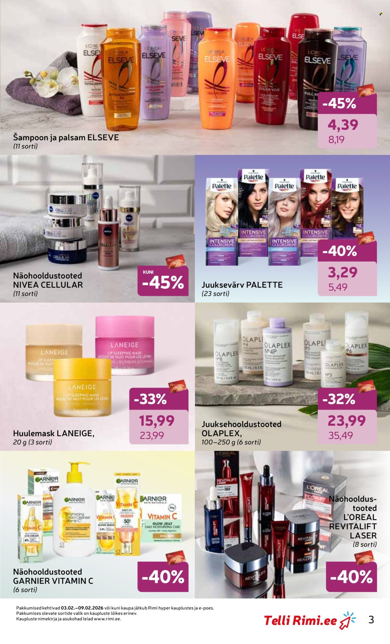 rimi - Rimi kliendileht - Kliendileht (3.02 - 9.02.2026) - page: 3