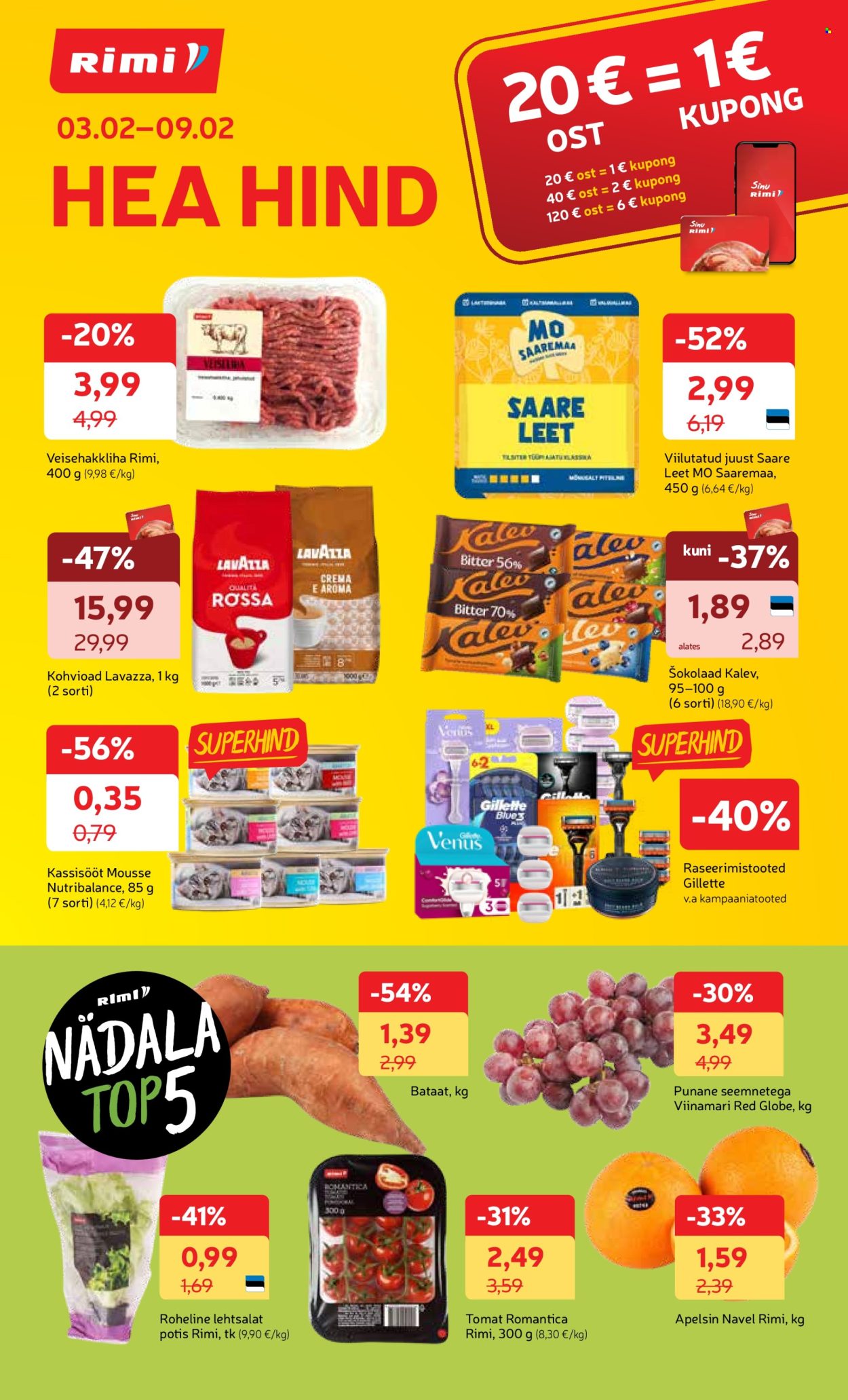 rimi - Rimi kliendileht - Kliendileht (3.02 - 9.02.2026)