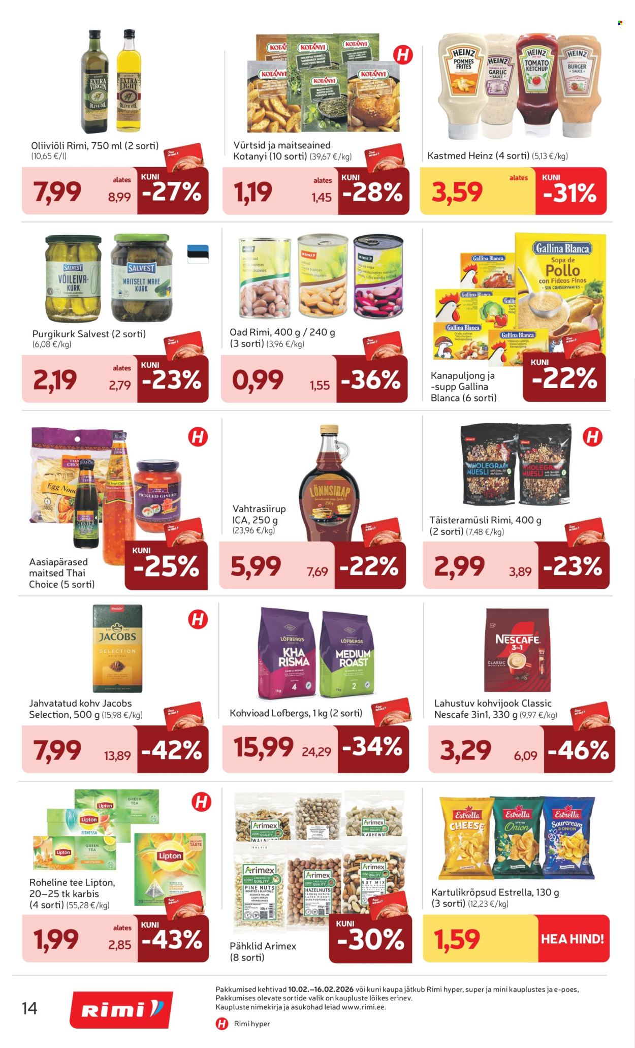 rimi - Rimi kliendileht - Kliendileht (10.02 - 16.02.2026) - page: 14