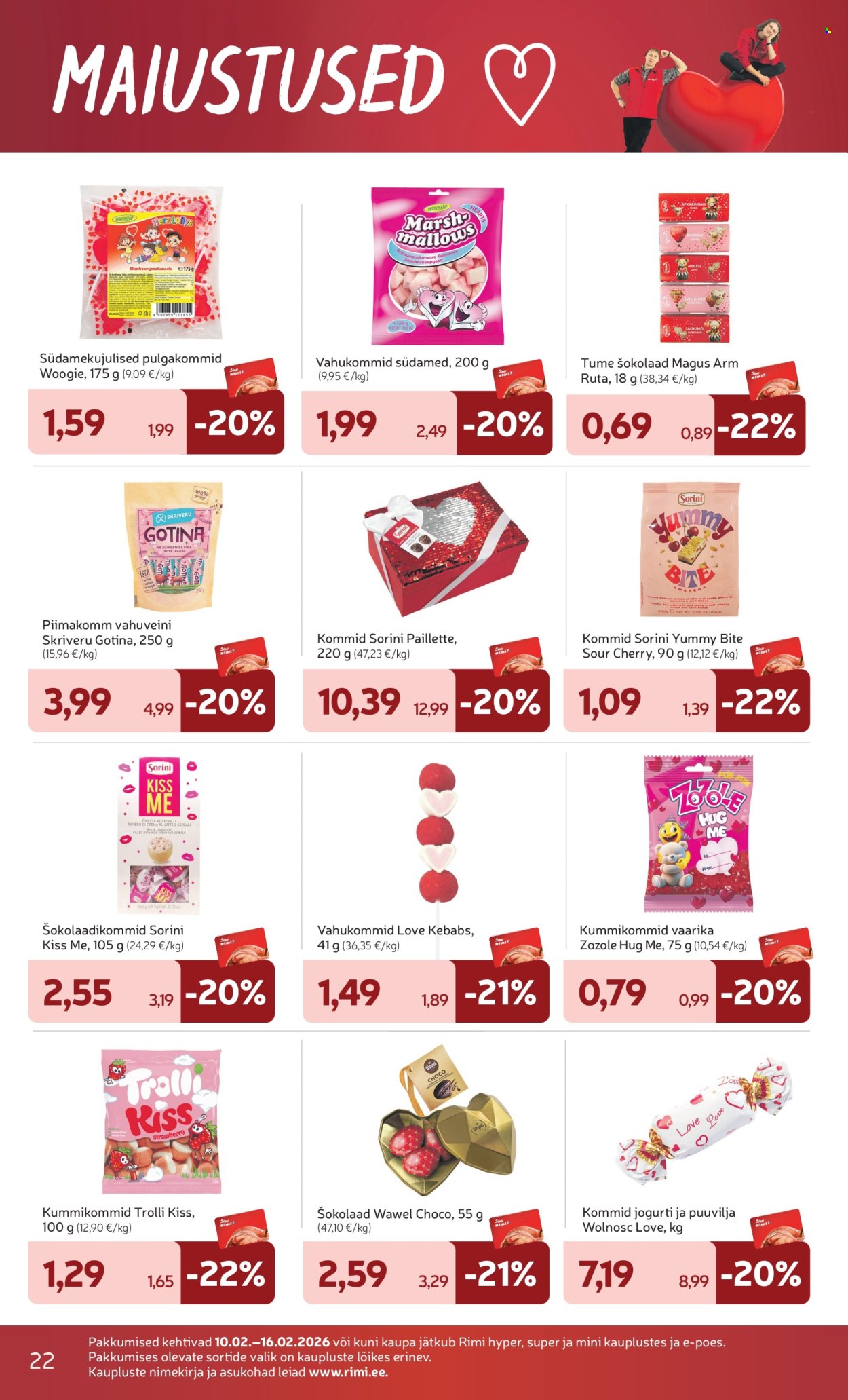 rimi - Rimi kliendileht - Kliendileht (10.02 - 16.02.2026) - page: 22