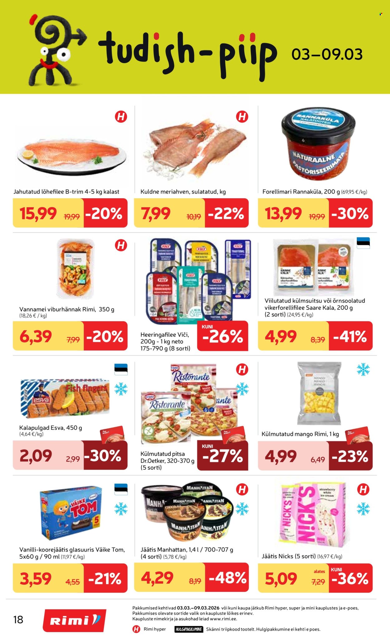 rimi - Rimi kliendileht - Kliendileht (3.03 - 9.03.2026) - page: 18