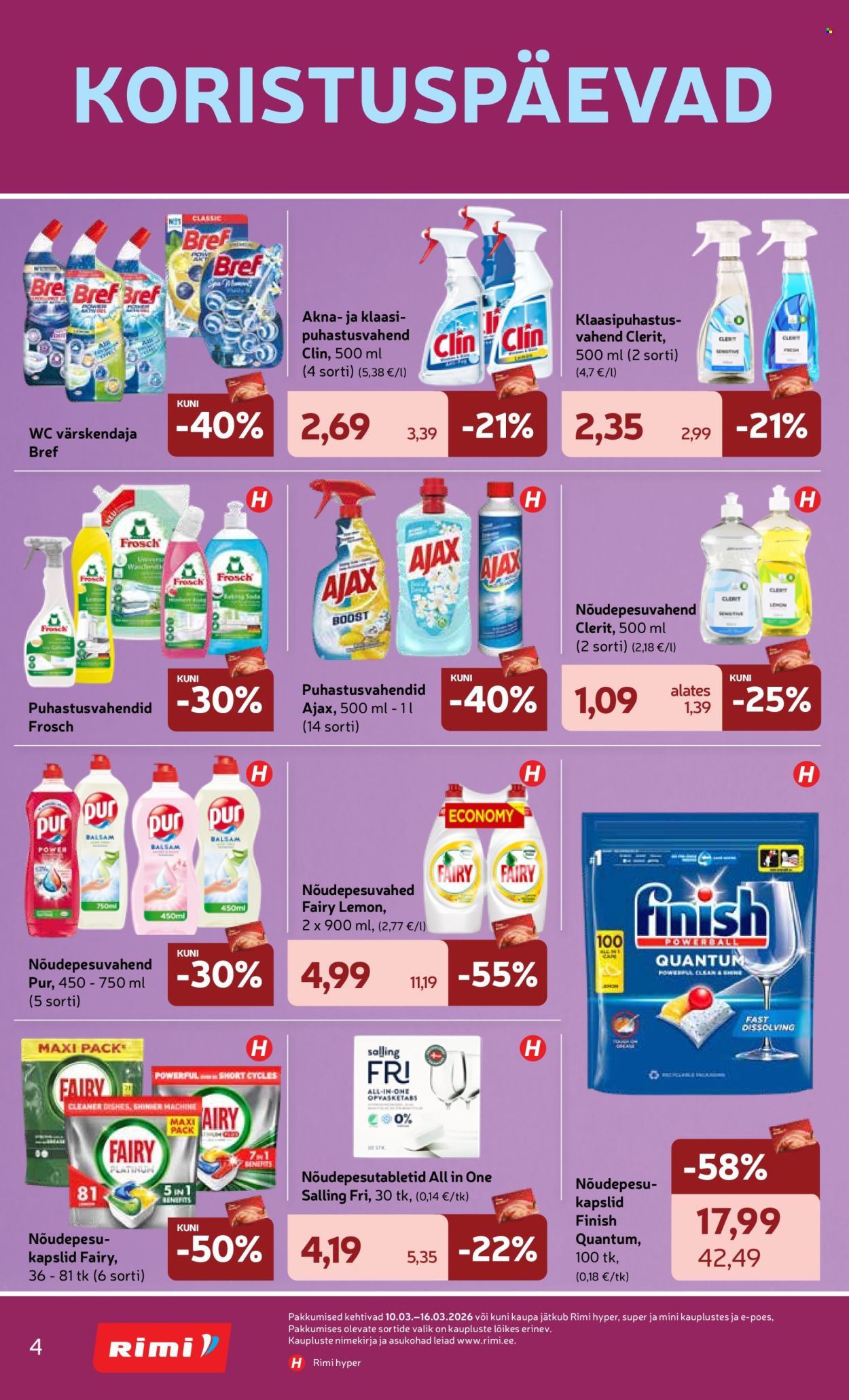 rimi - Rimi kliendileht - Kliendileht (10.03 - 16.03.2026) - page: 4
