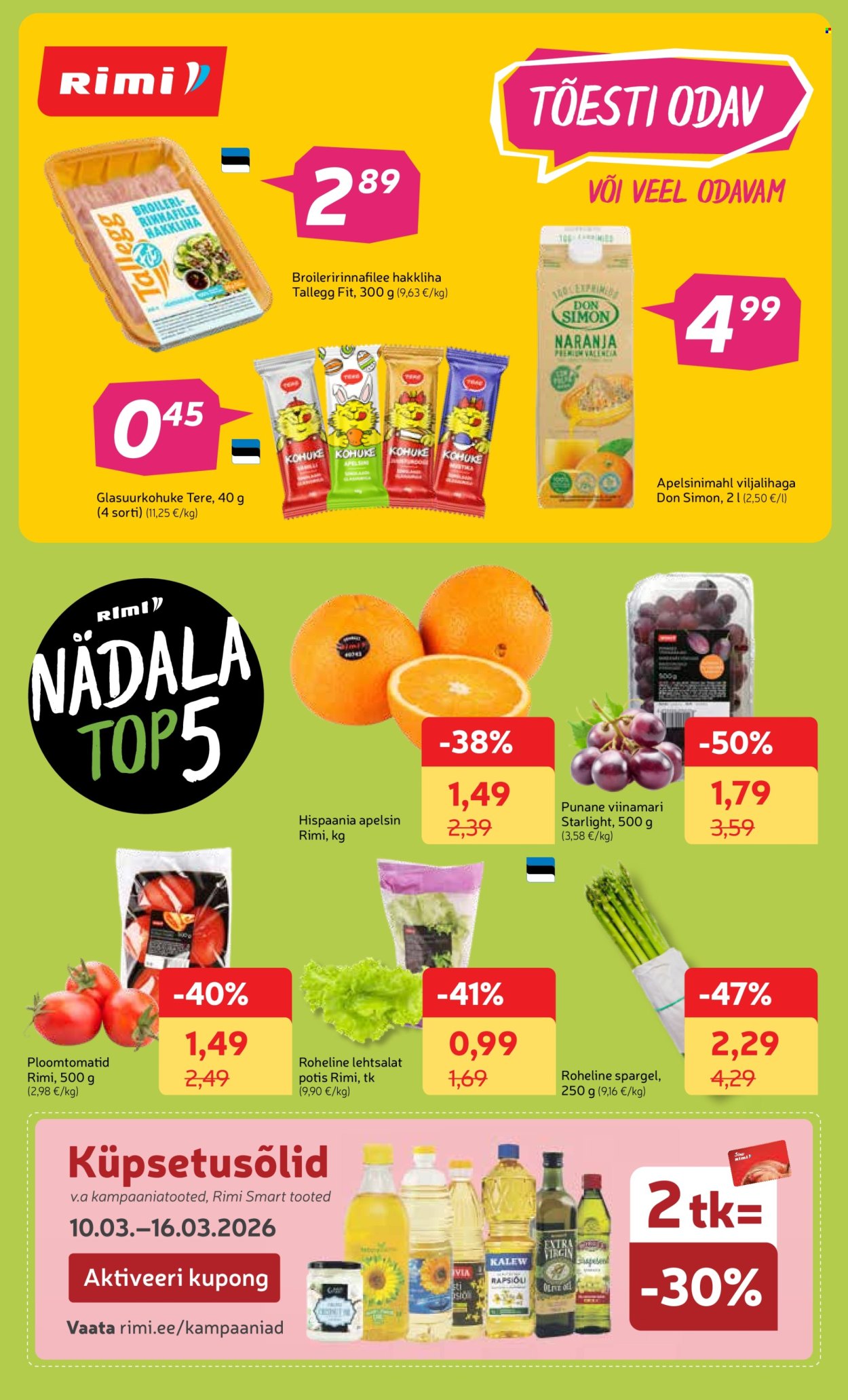 rimi - Rimi kliendileht - Kliendileht (10.03 - 16.03.2026) - page: 22