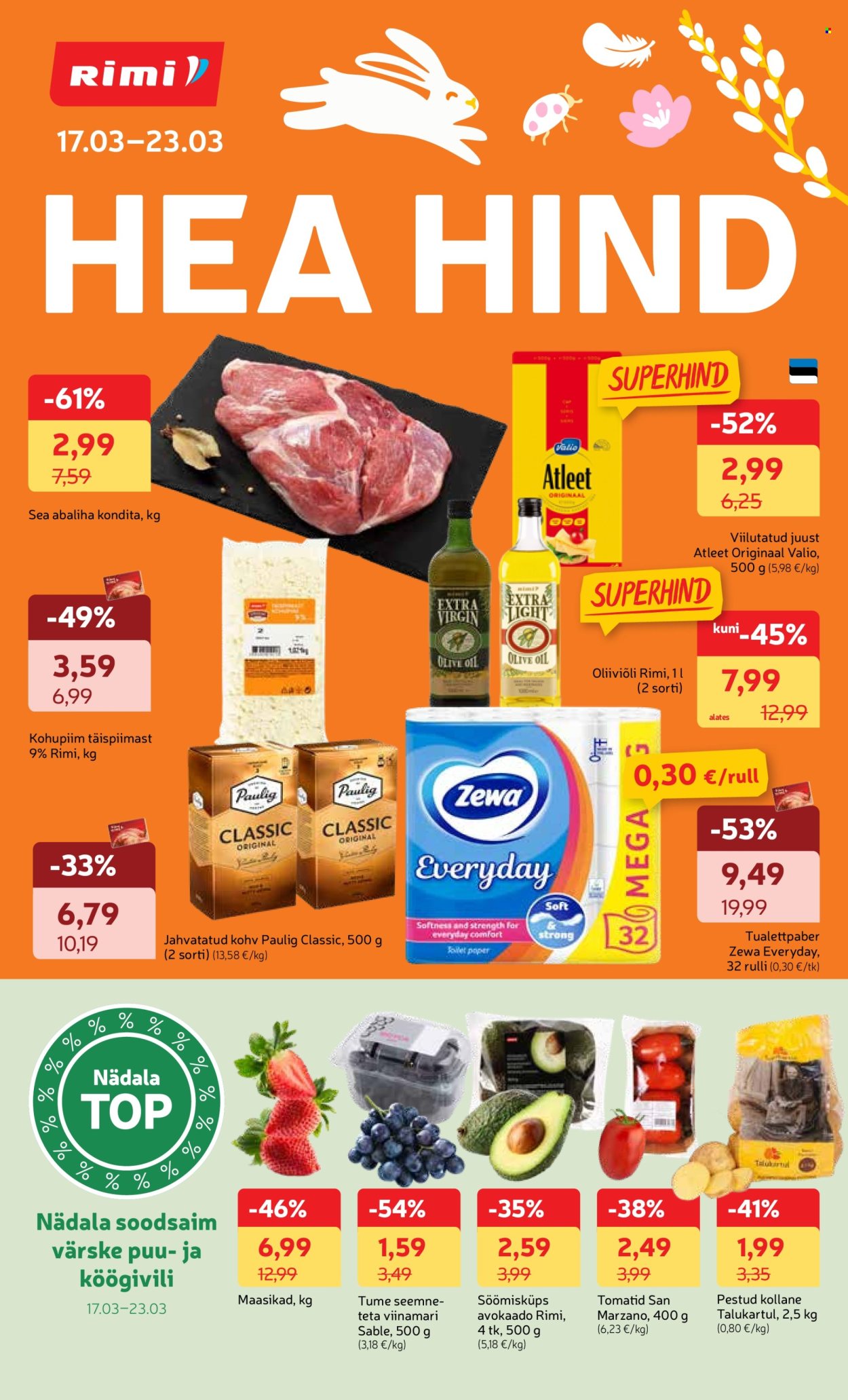 rimi - Rimi kliendileht - Kliendileht (17.03 - 23.03.2026) - page: 1