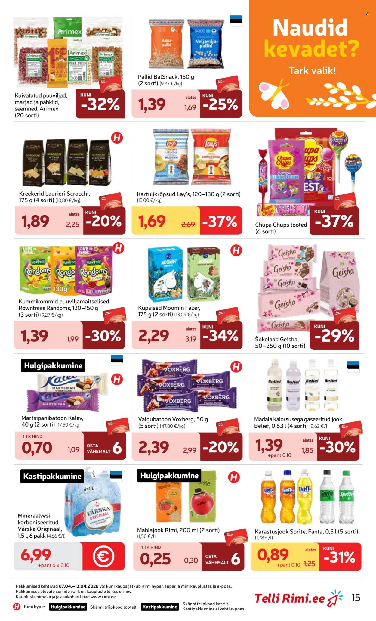 rimi - Rimi kliendileht - Kliendileht (7.04 - 13.04.2026) - page: 15
