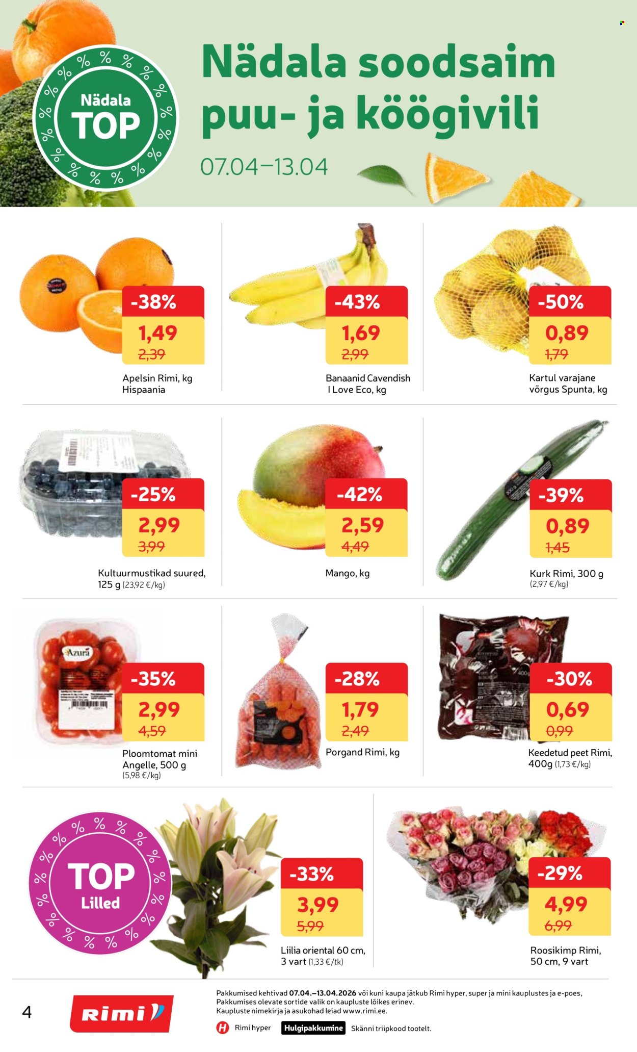 rimi - Rimi kliendileht - Kliendileht (7.04 - 13.04.2026) - page: 4