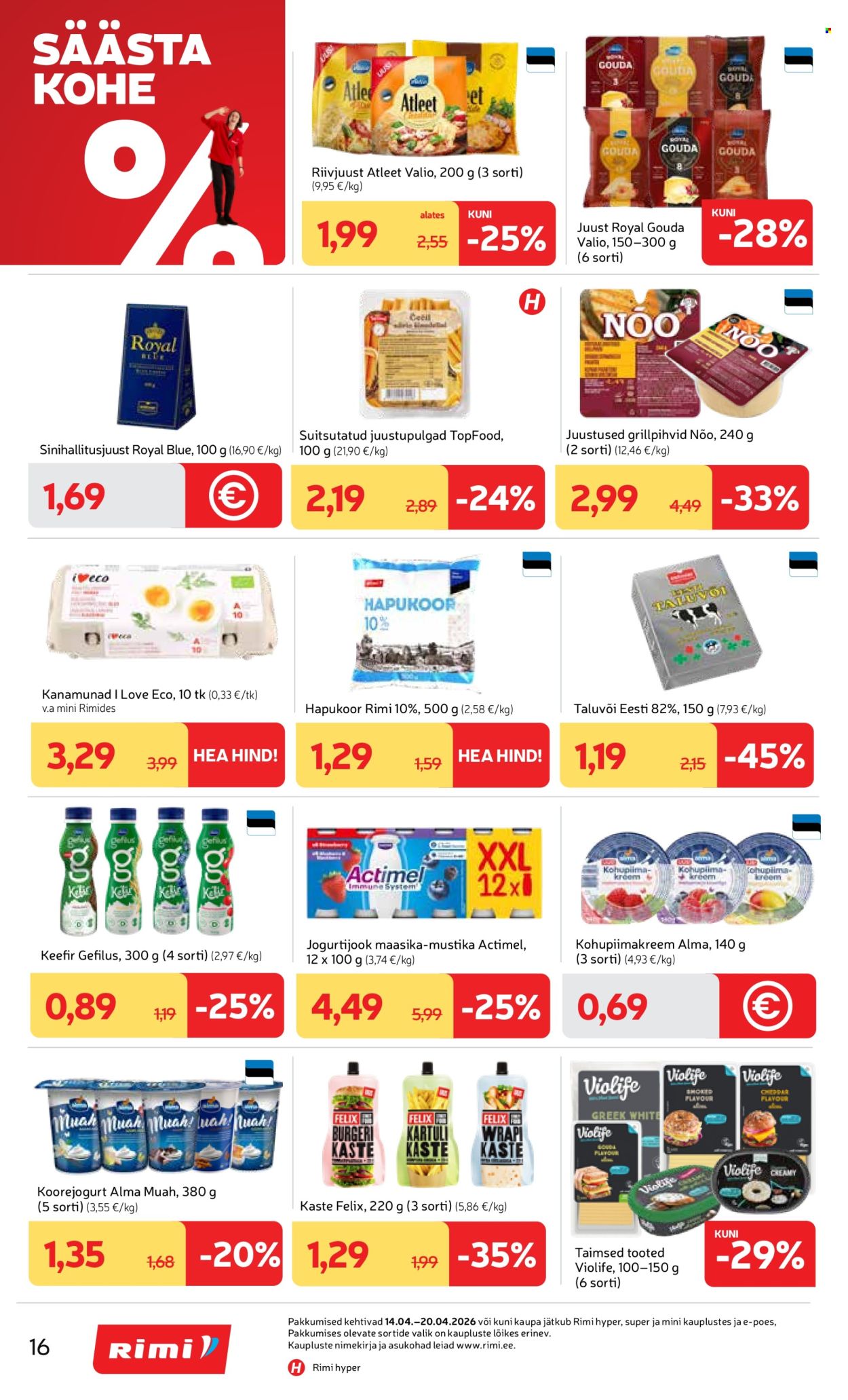 rimi - Rimi kliendileht - Kliendileht (14.04 - 20.04.2026) - page: 16