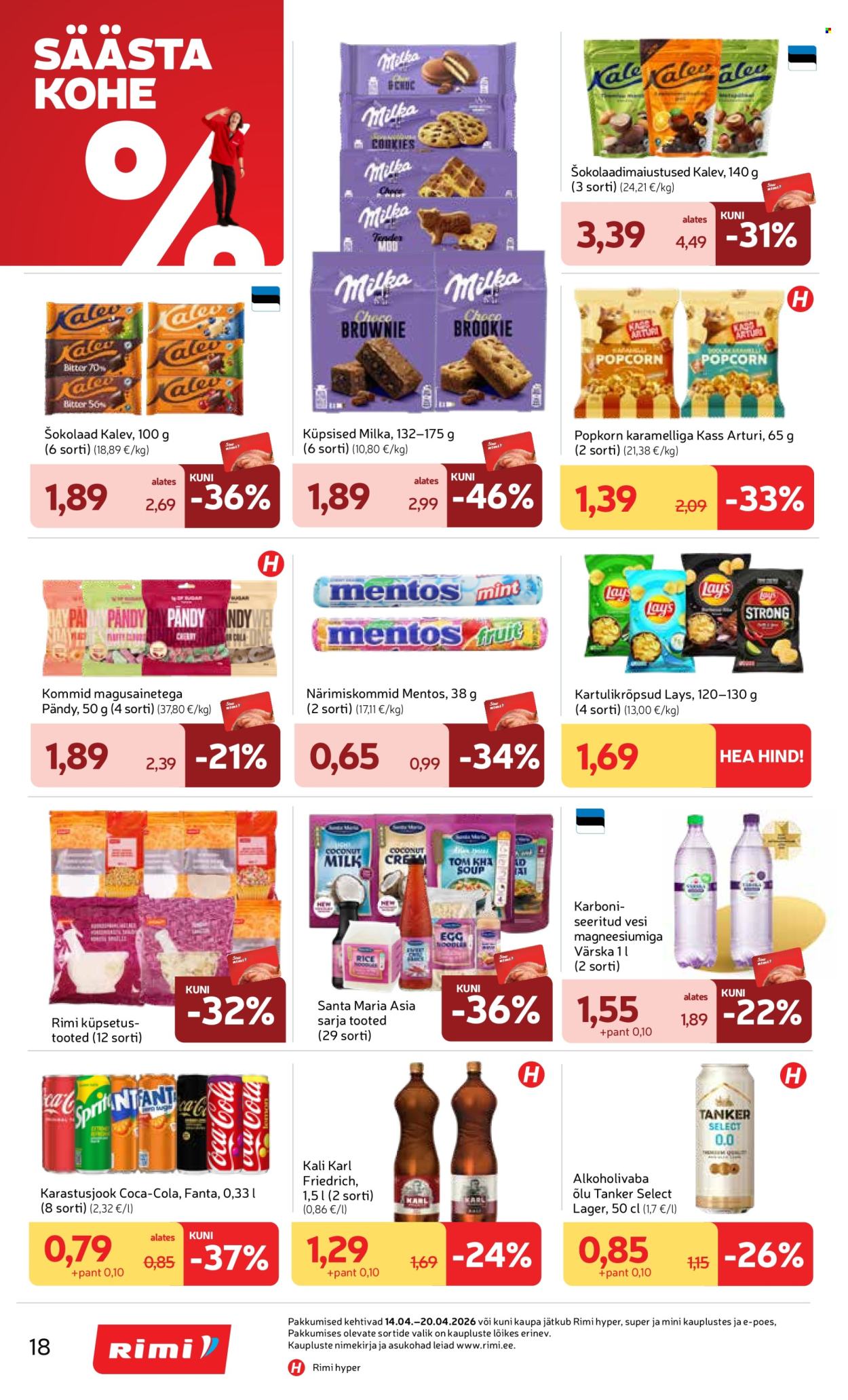 rimi - Rimi kliendileht - Kliendileht (14.04 - 20.04.2026) - page: 18