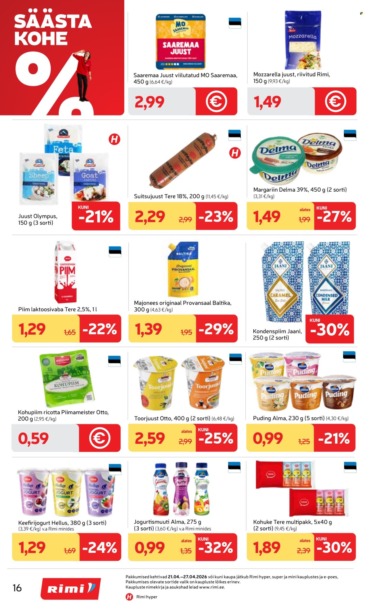 rimi - Rimi kliendileht - Kliendileht (21.04 - 27.04.2026) - page: 16