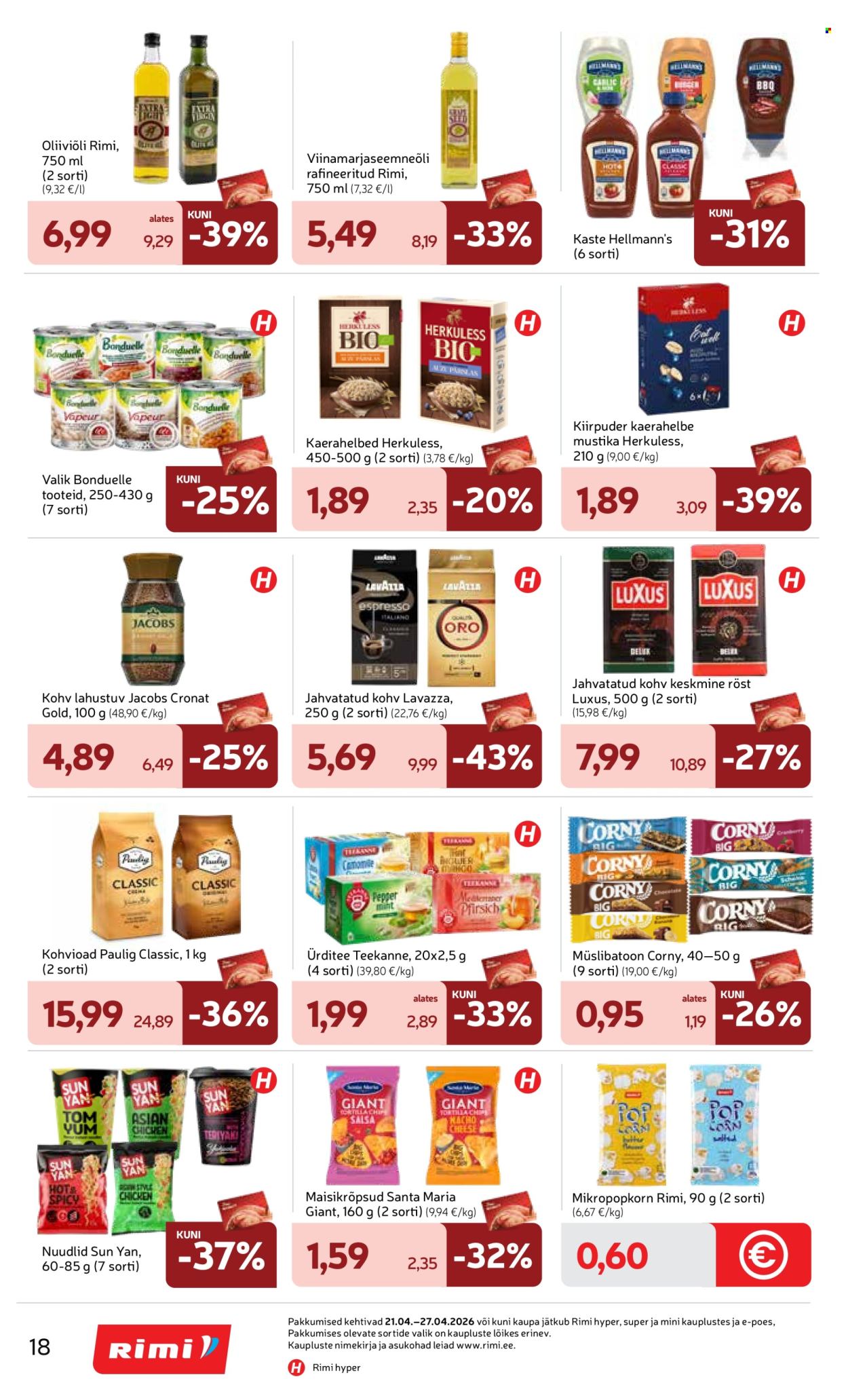 rimi - Rimi kliendileht - Kliendileht (21.04 - 27.04.2026) - page: 18