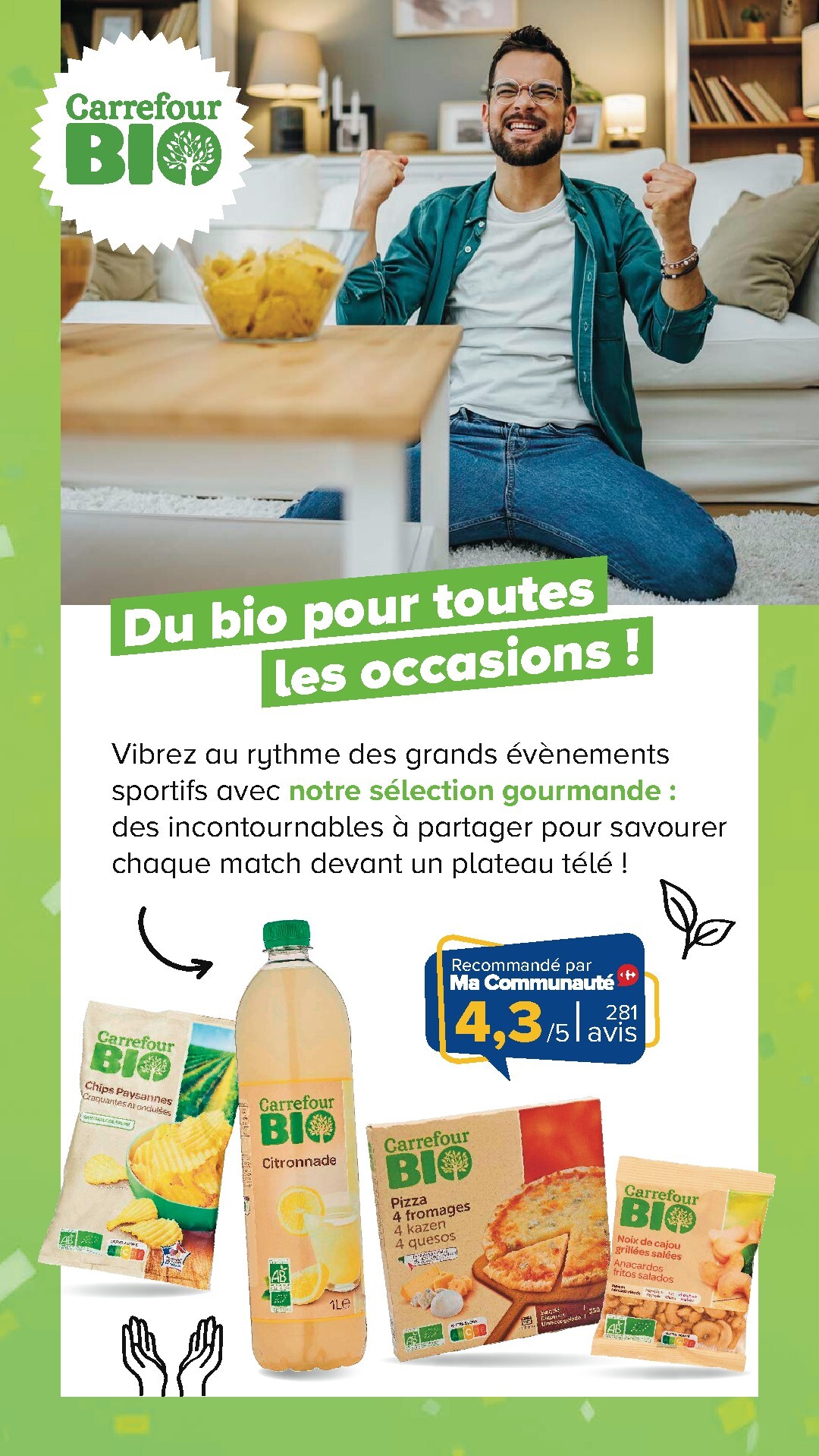 carrefour - Current Carrefour - Découvrez La Marque Bio leaflet valid from du mardi 02/06/2026 to du dimanche 28/06/2026 - page: 21