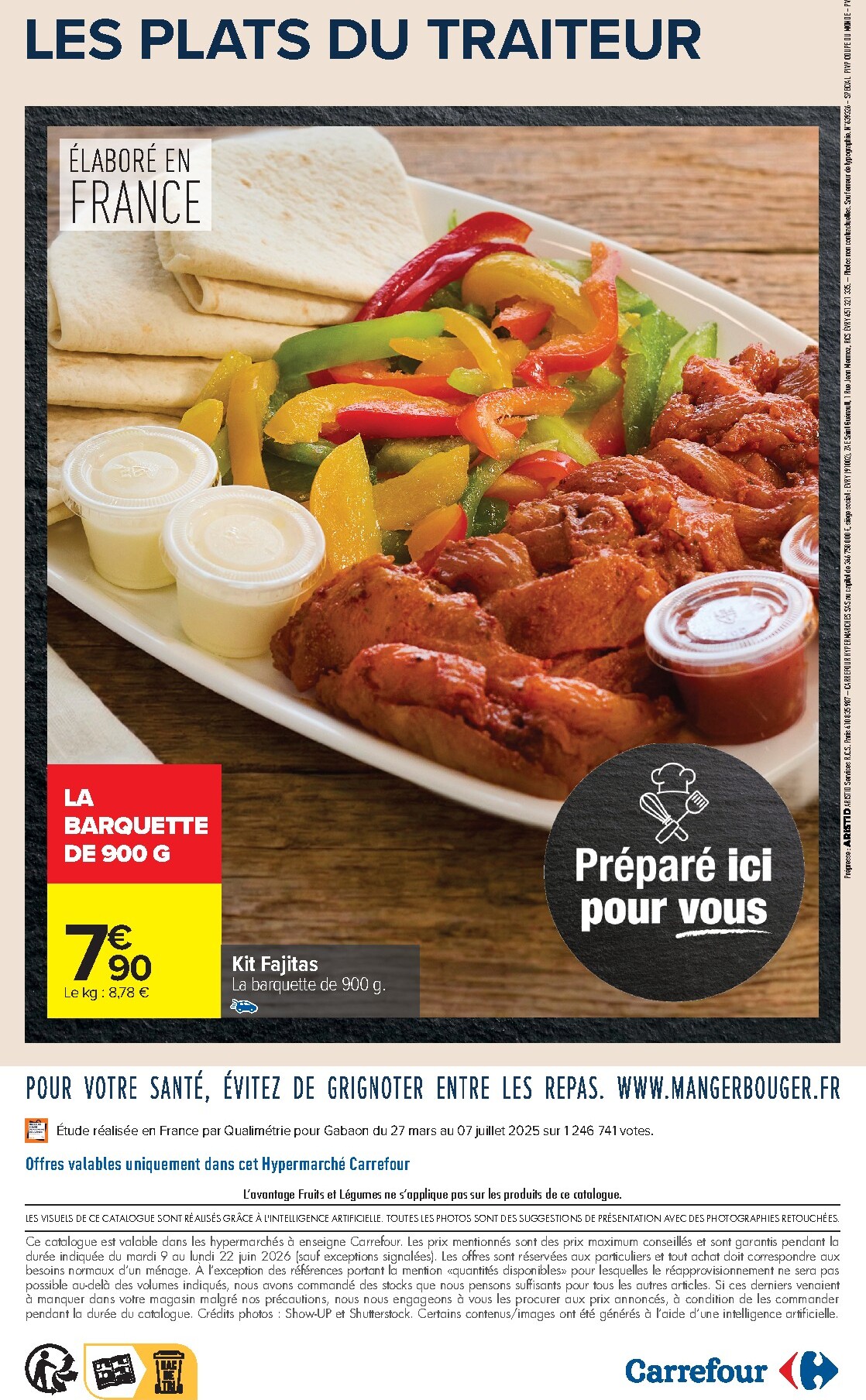 carrefour - Flyer Carrefour - Préparé Ici Pour Vous pour la semaine prochaine du du mardi 09/06/2026 au du lundi 22/06/2026 - page: 8