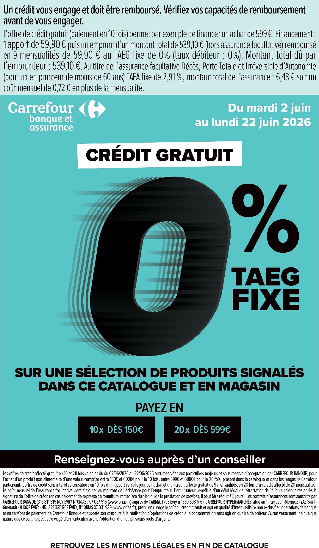 carrefour - Current Carrefour - Le Mois Des Supporters leaflet valid from du mardi 02/06/2026 to du lundi 22/06/2026 - page: 12