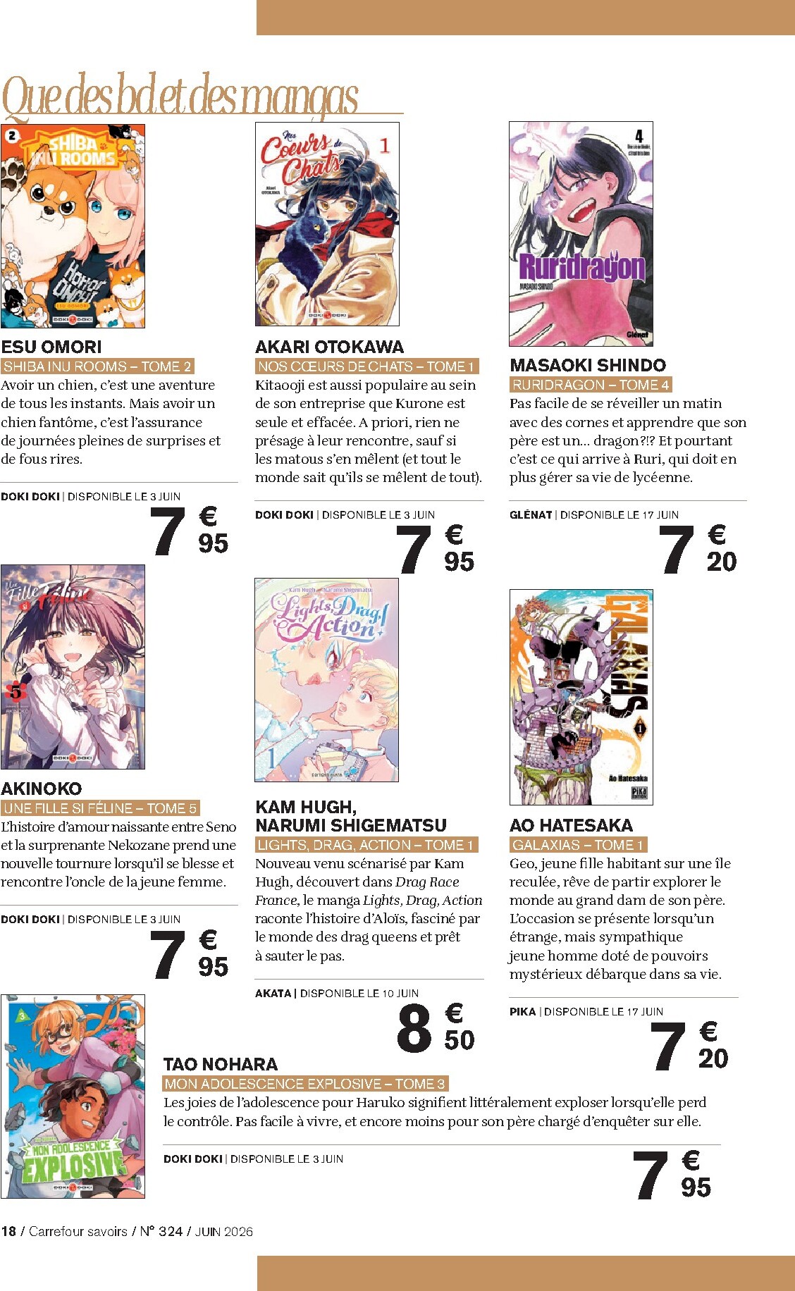 carrefour - Current Carrefour - A Chacun sa Culture leaflet valid from du lundi 01/06/2026 to du mardi 30/06/2026 - page: 18