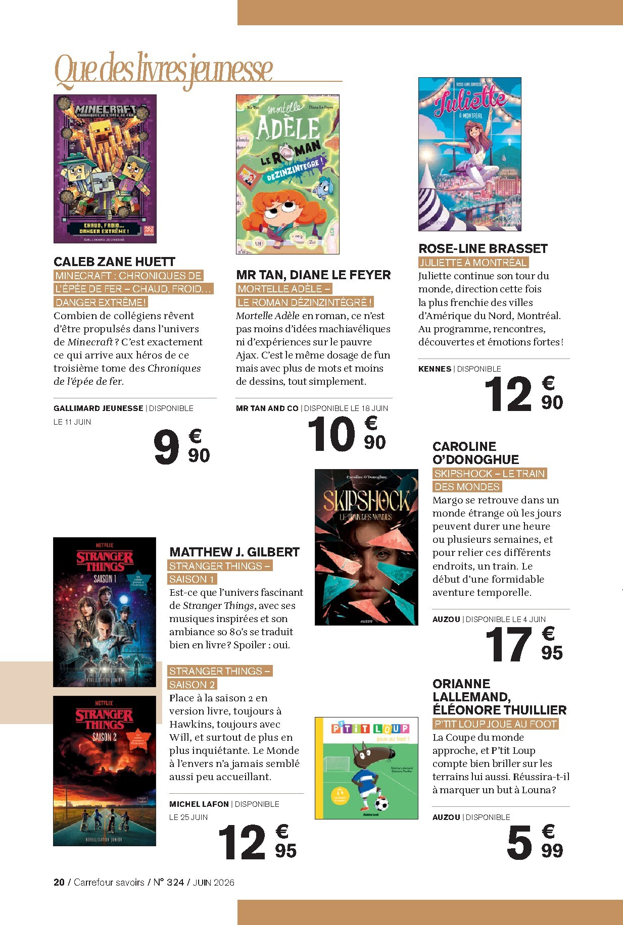 carrefour - Current Carrefour - A Chacun sa Culture leaflet valid from du lundi 01/06/2026 to du mardi 30/06/2026 - page: 20