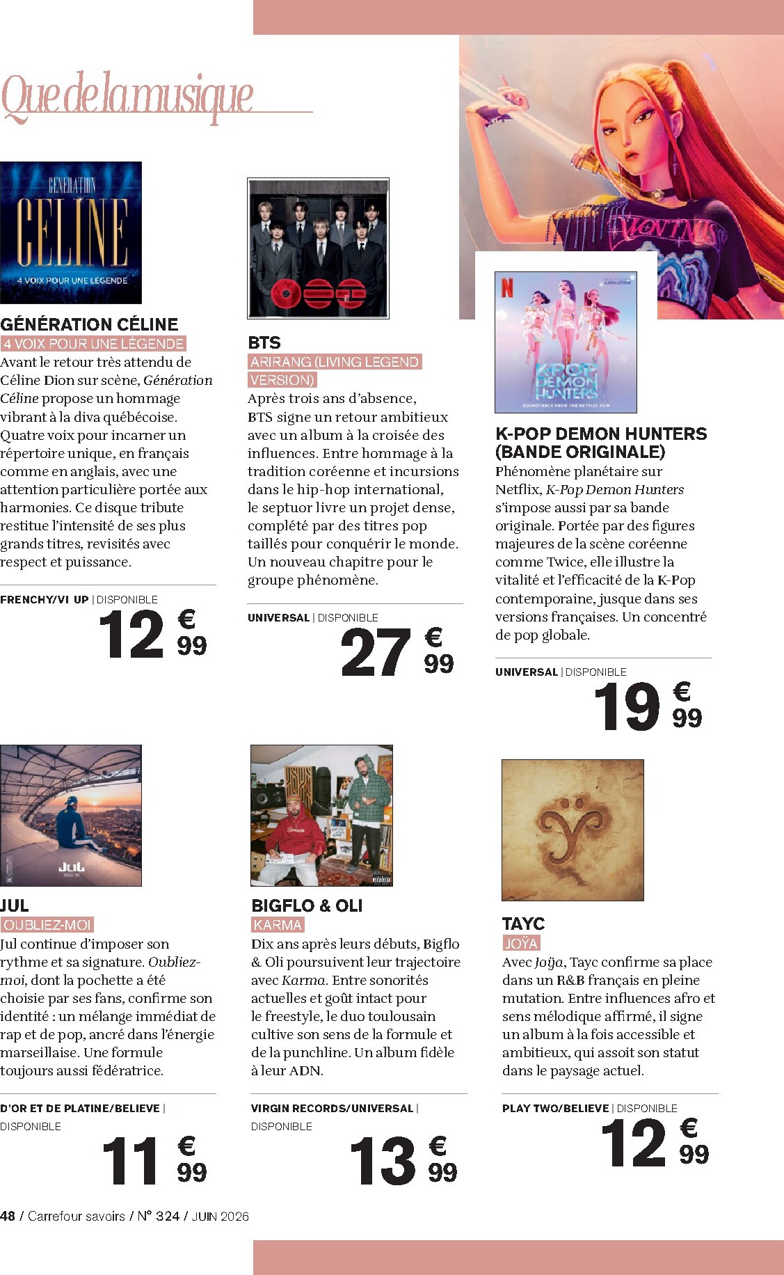 carrefour - Current Carrefour - A Chacun sa Culture leaflet valid from du lundi 01/06/2026 to du mardi 30/06/2026 - page: 48