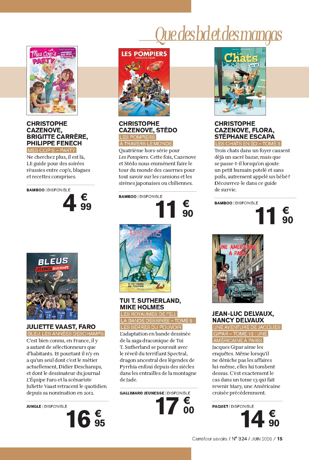 carrefour - Current Carrefour - A Chacun sa Culture leaflet valid from du lundi 01/06/2026 to du mardi 30/06/2026 - page: 15