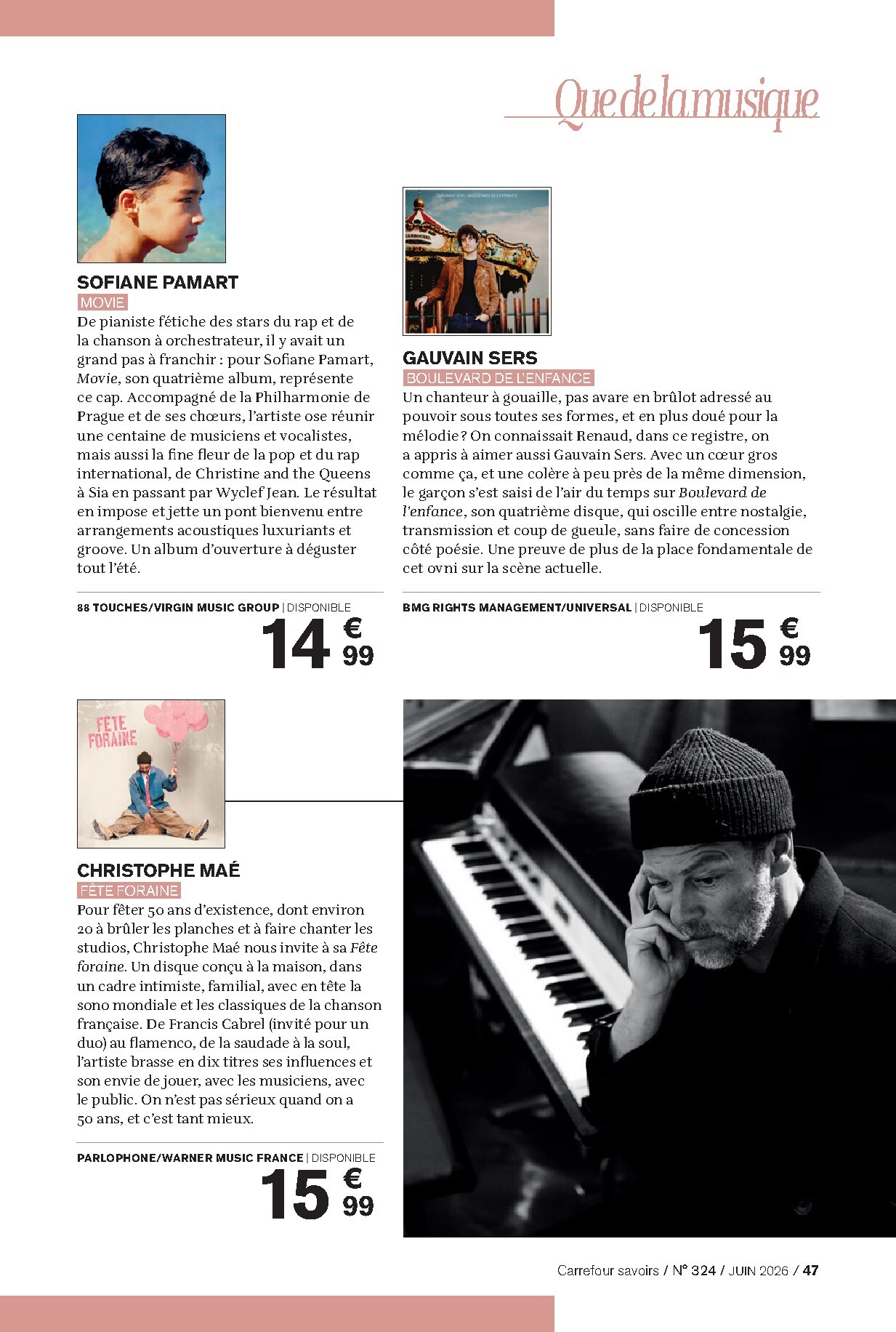 carrefour - Current Carrefour - A Chacun sa Culture leaflet valid from du lundi 01/06/2026 to du mardi 30/06/2026 - page: 47