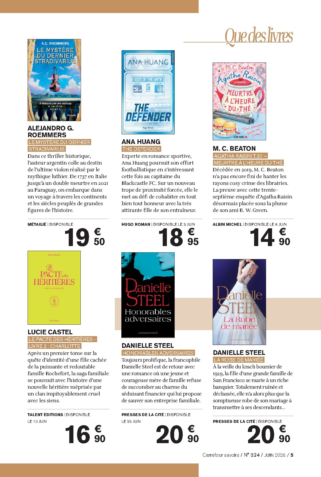 carrefour - Current Carrefour - A Chacun sa Culture leaflet valid from du lundi 01/06/2026 to du mardi 30/06/2026 - page: 5