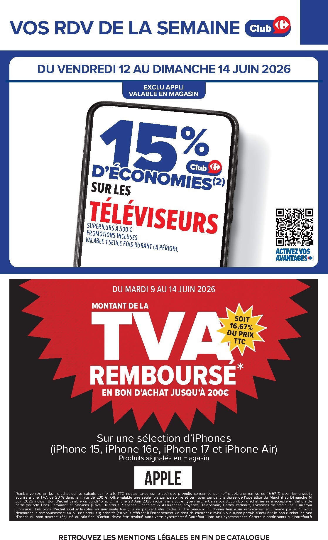 carrefour - Flyer Carrefour pour la semaine prochaine du du mardi 09/06/2026 au du lundi 22/06/2026 - page: 4
