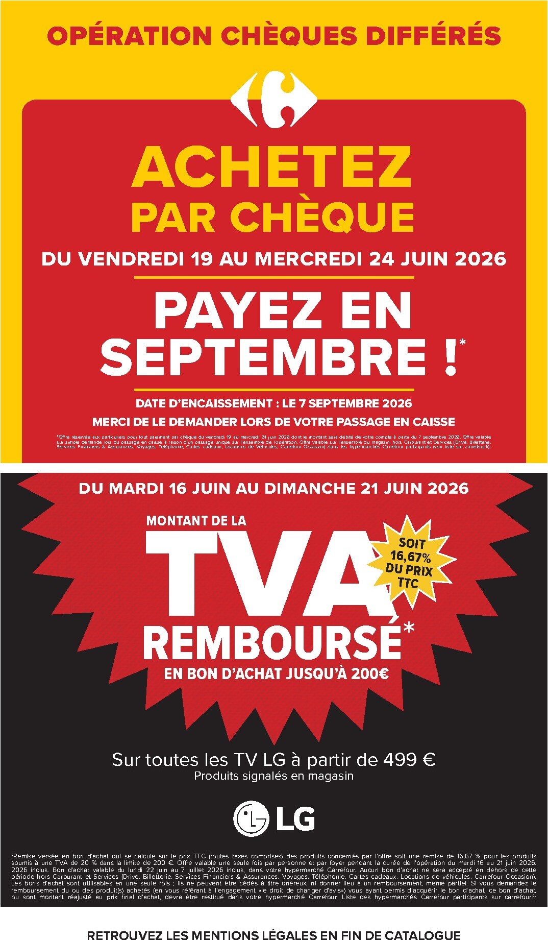 carrefour - Flyer Carrefour pour la semaine prochaine du du mardi 16/06/2026 au du lundi 29/06/2026 - page: 5