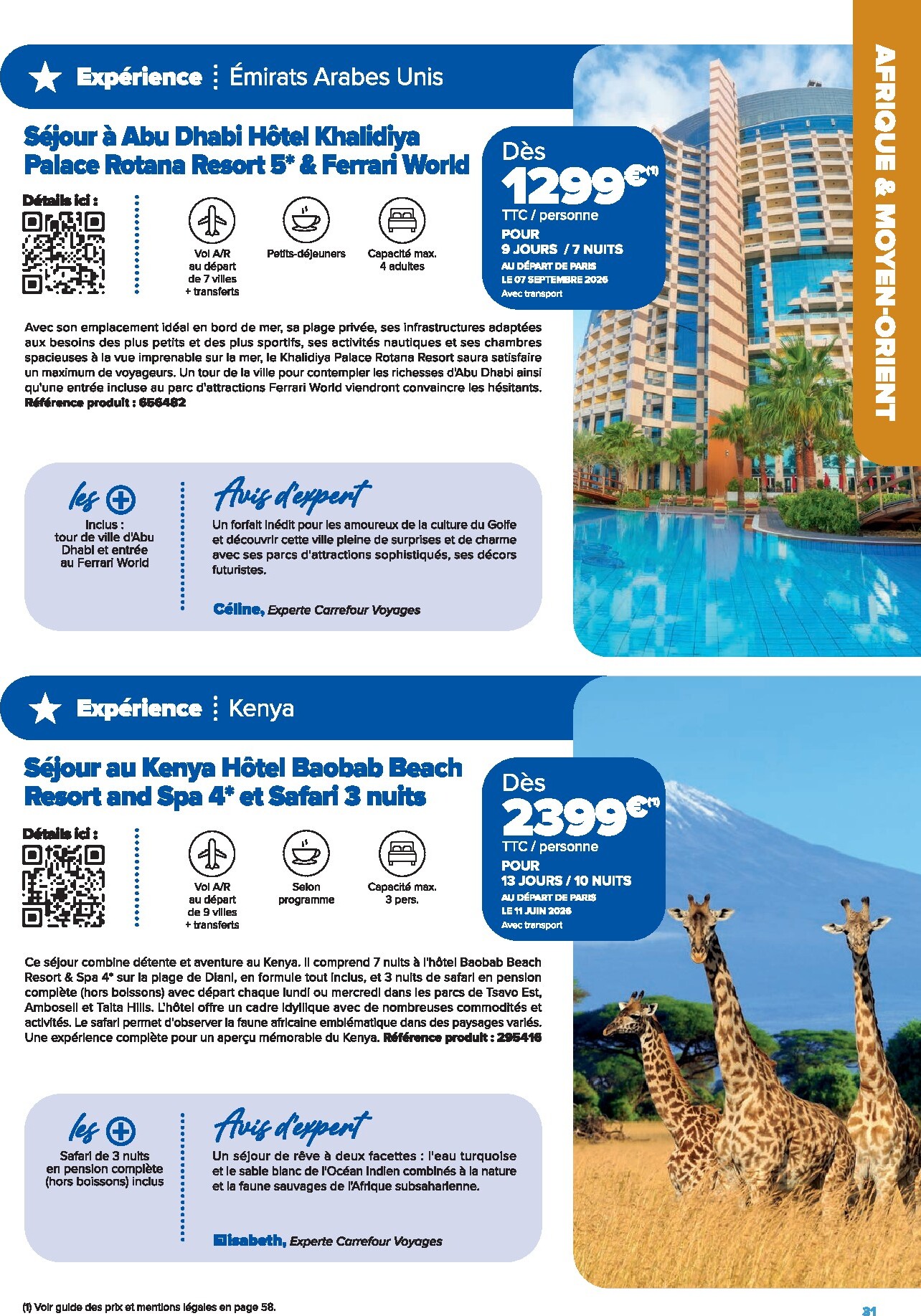 carrefour - Current Carrefour - Voyagez leaflet valid from de jeudi 01/01/2026 to du mardi 30/06/2026 - page: 31