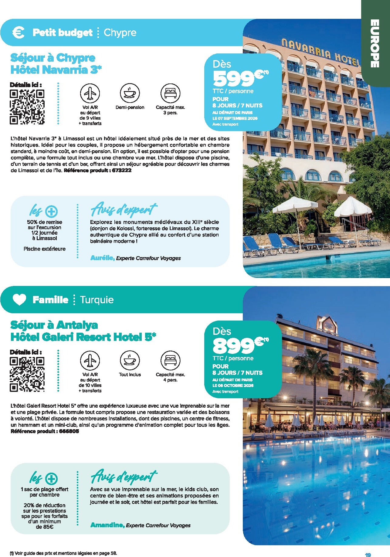 carrefour - Current Carrefour - Voyagez leaflet valid from de jeudi 01/01/2026 to du mardi 30/06/2026 - page: 19