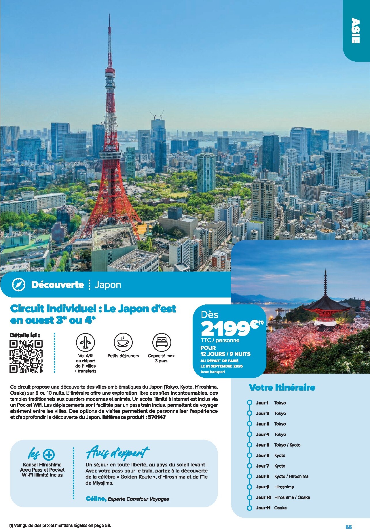 carrefour - Current Carrefour - Voyagez leaflet valid from de jeudi 01/01/2026 to du mardi 30/06/2026 - page: 55