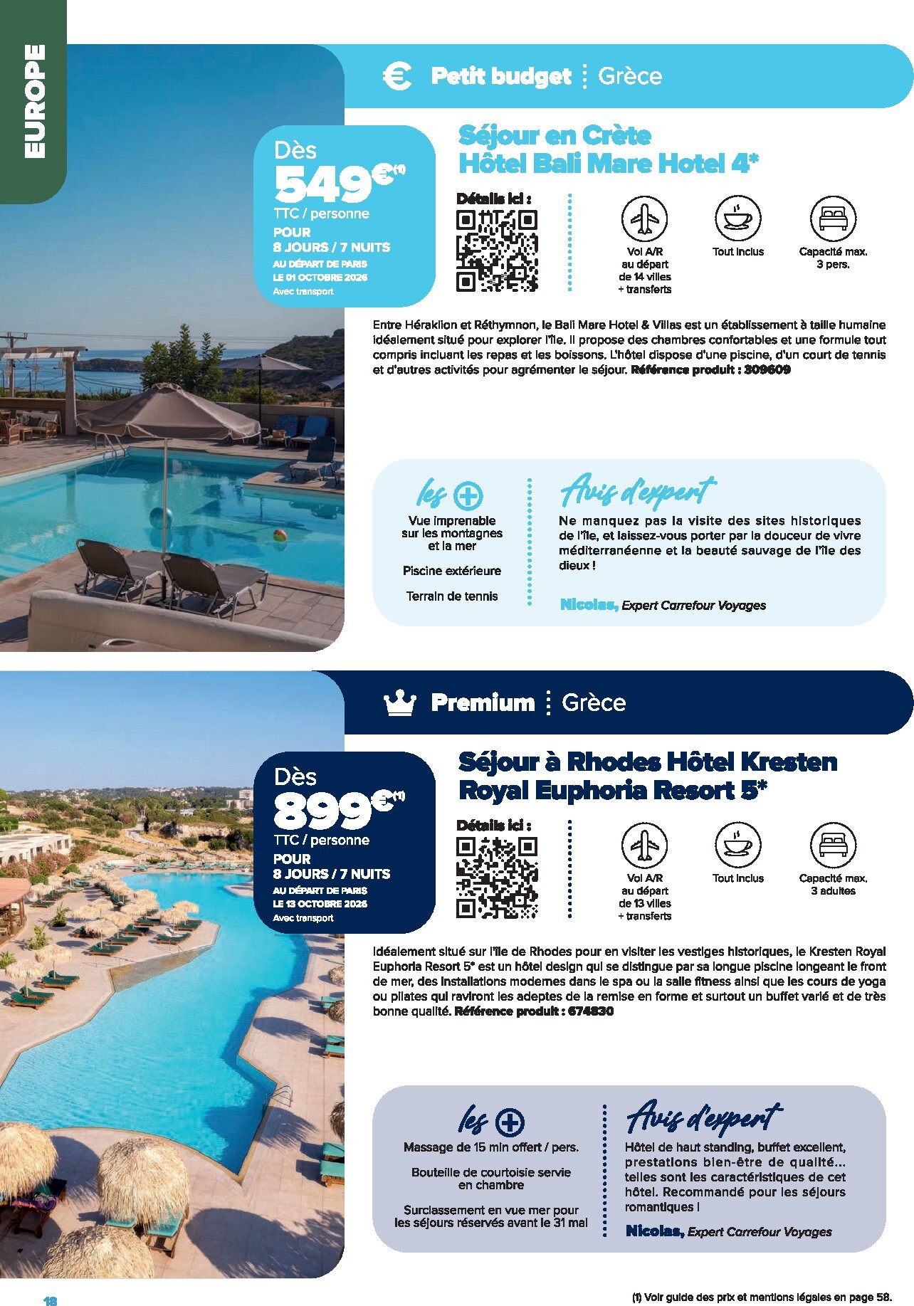 carrefour - Current Carrefour - Voyagez leaflet valid from de jeudi 01/01/2026 to du mardi 30/06/2026 - page: 18