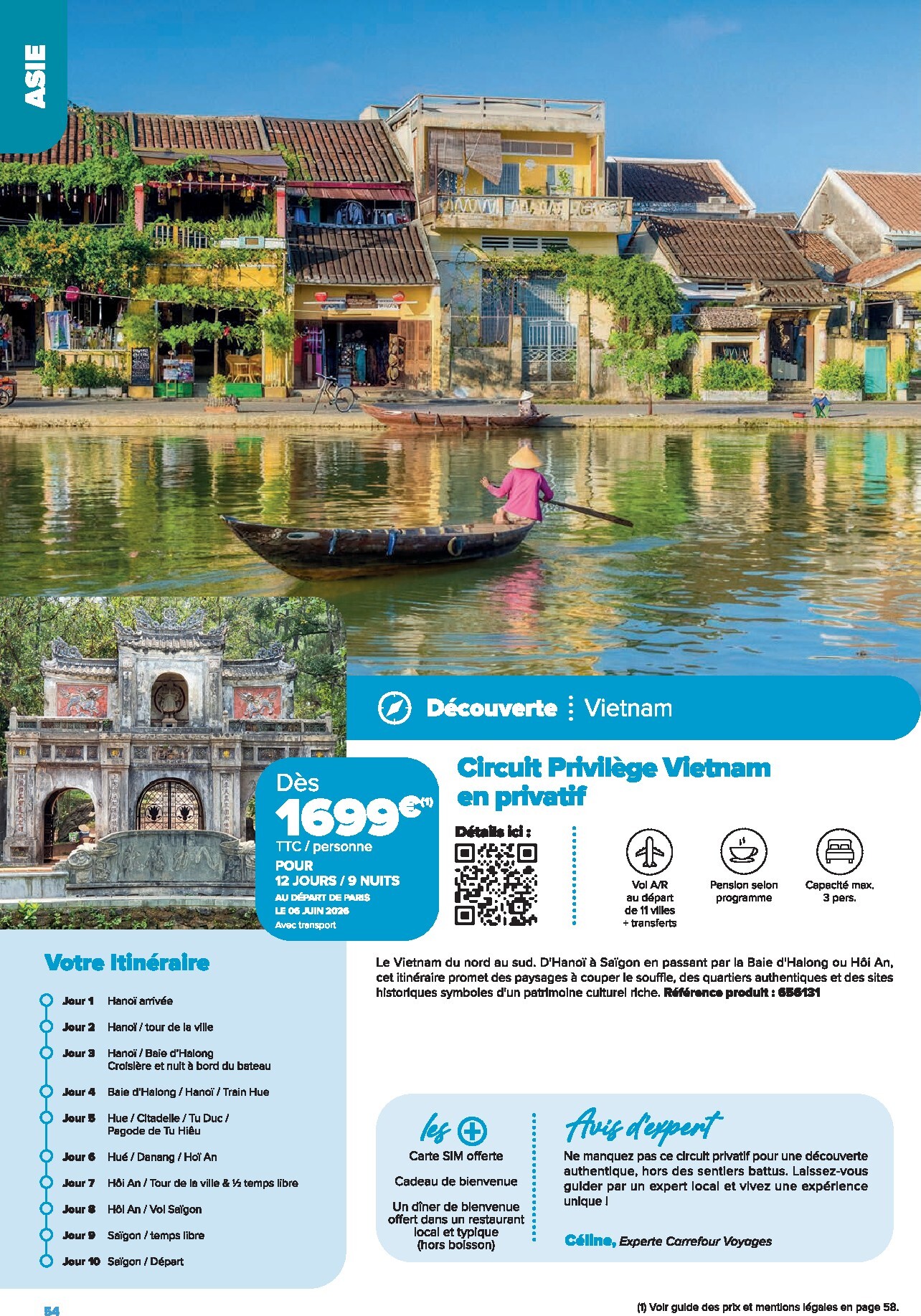 carrefour - Current Carrefour - Voyagez leaflet valid from de jeudi 01/01/2026 to du mardi 30/06/2026 - page: 54