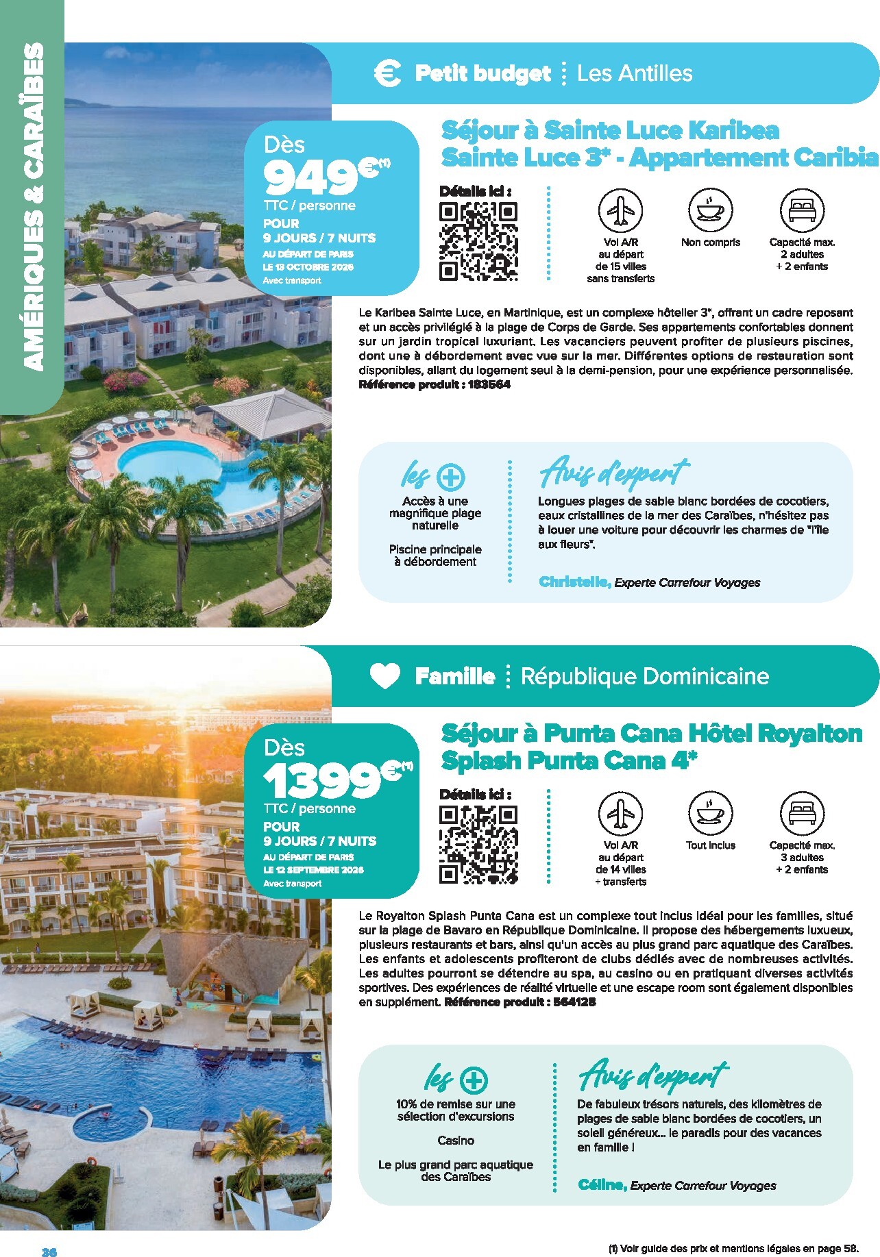 carrefour - Current Carrefour - Voyagez leaflet valid from de jeudi 01/01/2026 to du mardi 30/06/2026 - page: 36