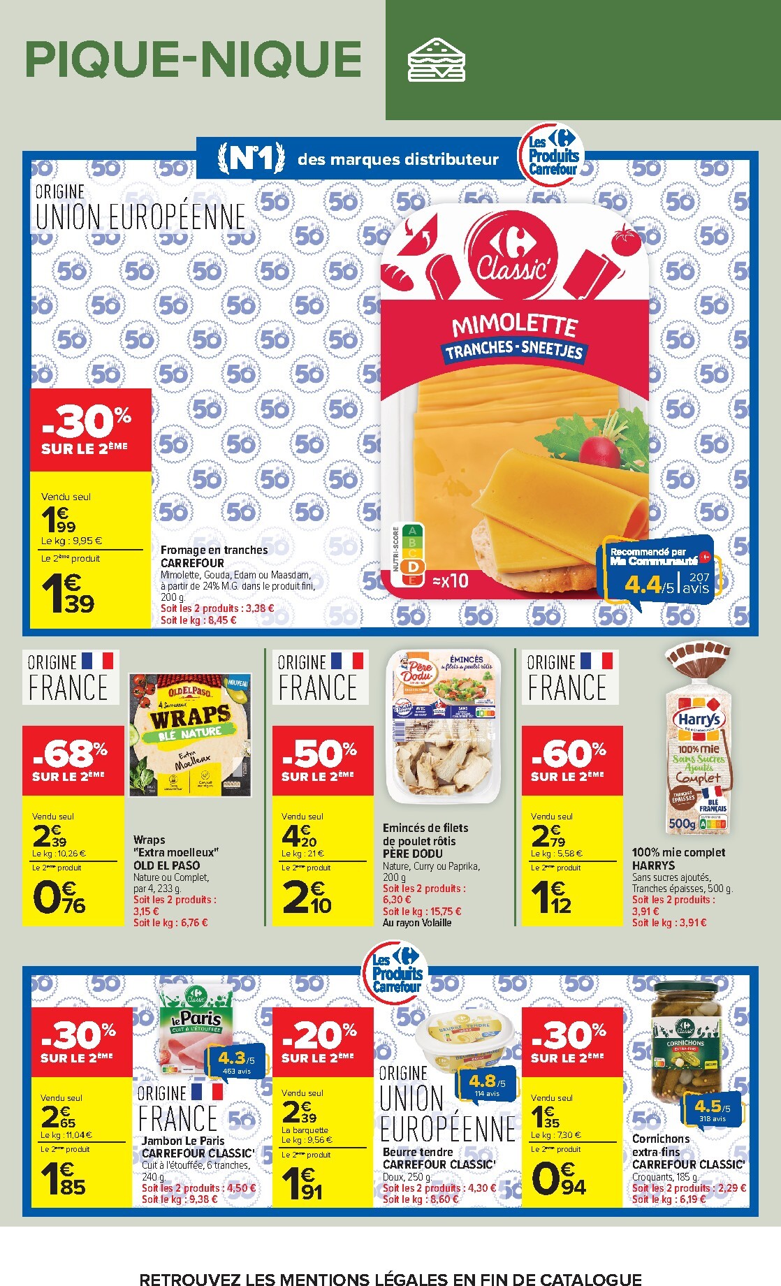 carrefour - Flyer Carrefour - Pique-Nique pour la semaine prochaine du du mardi 23/06/2026 au du lundi 06/07/2026 - page: 18