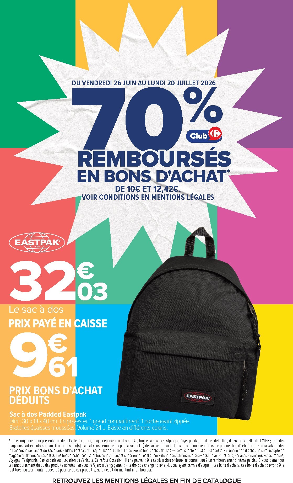 carrefour - Flyer Carrefour - Pique-Nique pour la semaine prochaine du du mardi 23/06/2026 au du lundi 06/07/2026 - page: 68