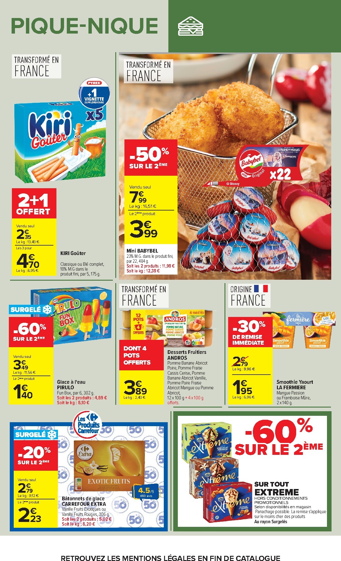 carrefour - Flyer Carrefour - Pique-Nique pour la semaine prochaine du du mardi 23/06/2026 au du lundi 06/07/2026 - page: 23