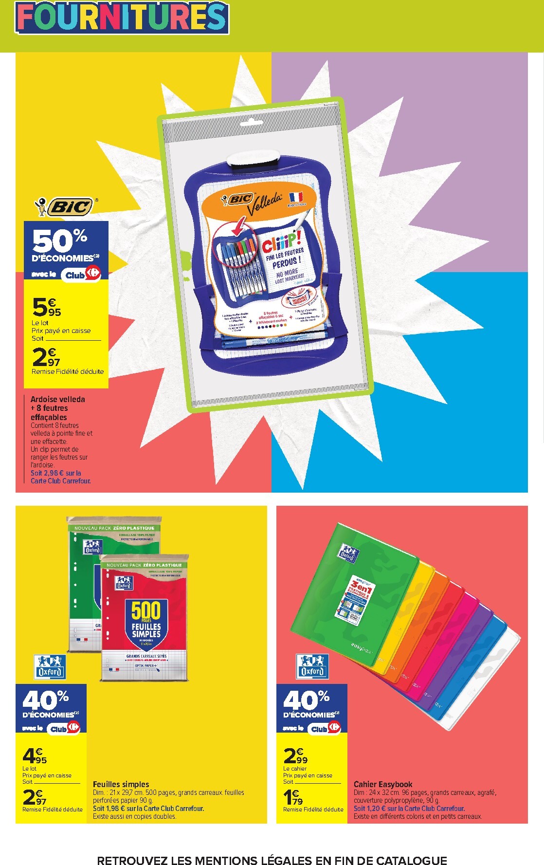 carrefour - Flyer Carrefour - Pique-Nique pour la semaine prochaine du du mardi 23/06/2026 au du lundi 06/07/2026 - page: 64