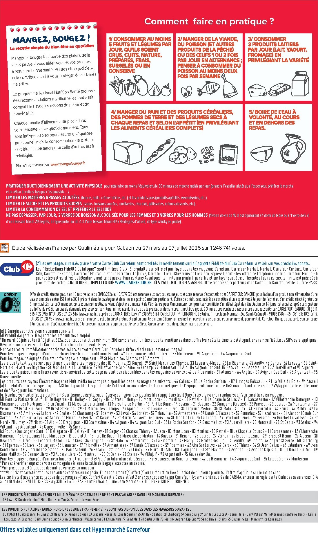 carrefour - Flyer Carrefour pour la semaine prochaine du du mardi 30/06/2026 au du lundi 13/07/2026 - page: 84