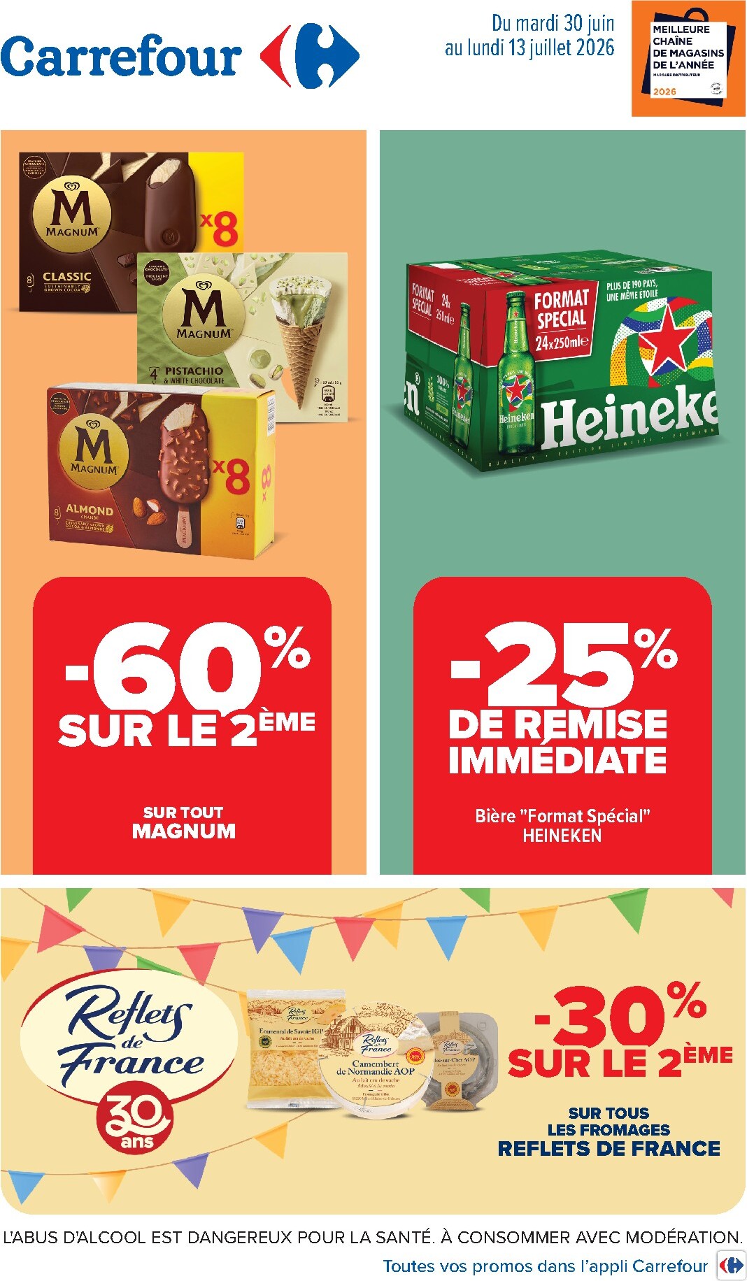carrefour - Flyer Carrefour pour la semaine prochaine du du mardi 30/06/2026 au du lundi 13/07/2026