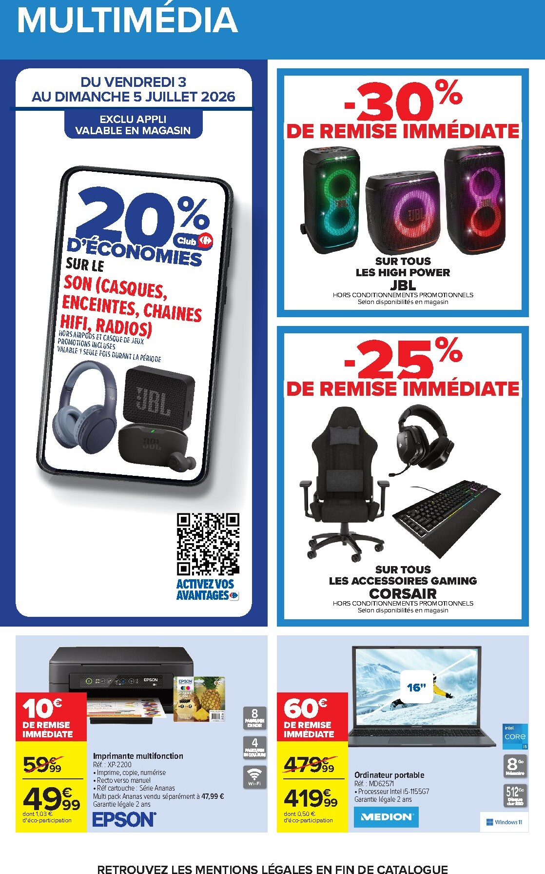 carrefour - Flyer Carrefour pour la semaine prochaine du du mardi 30/06/2026 au du lundi 13/07/2026 - page: 74