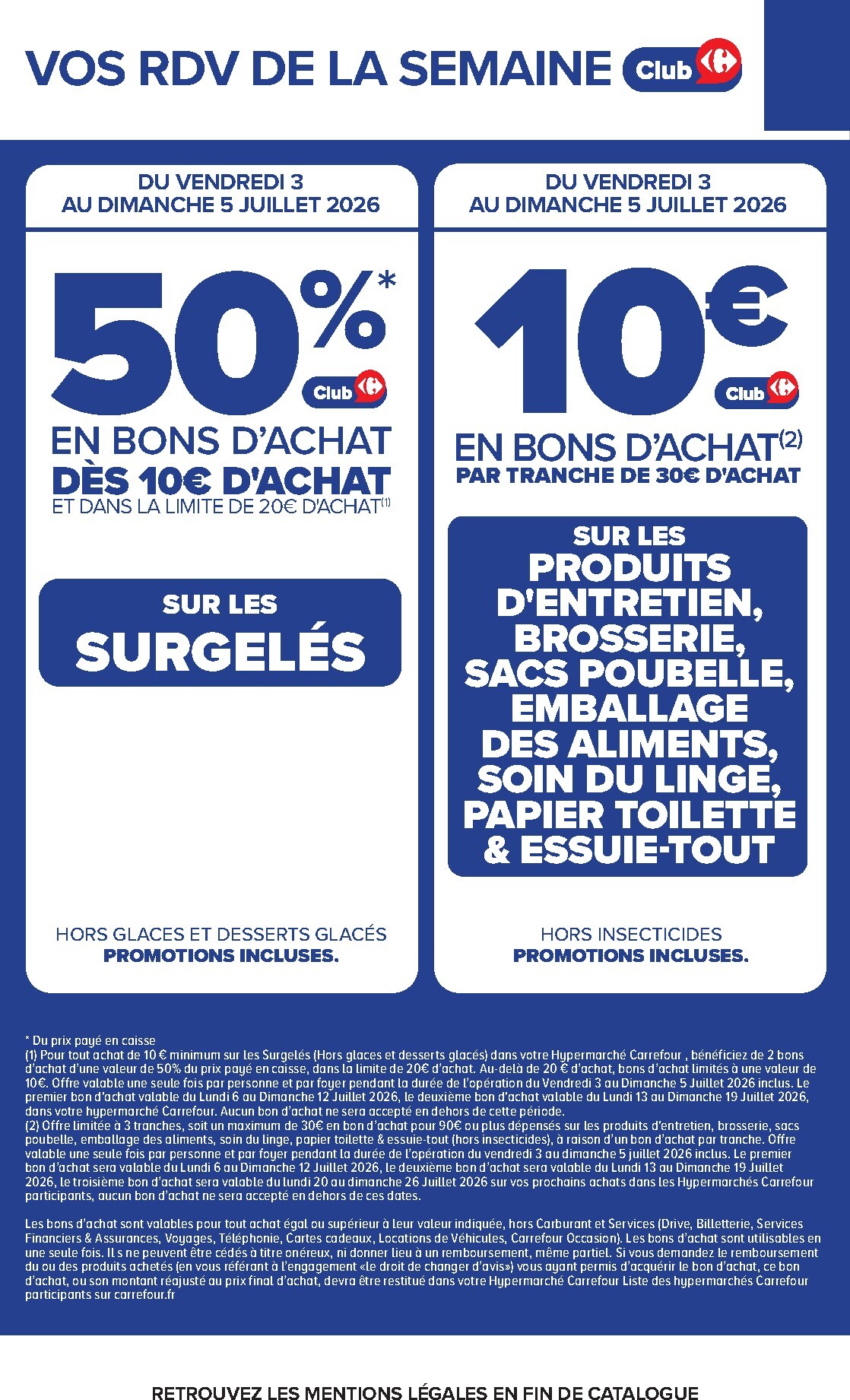 carrefour - Flyer Carrefour pour la semaine prochaine du du mardi 30/06/2026 au du lundi 13/07/2026 - page: 4