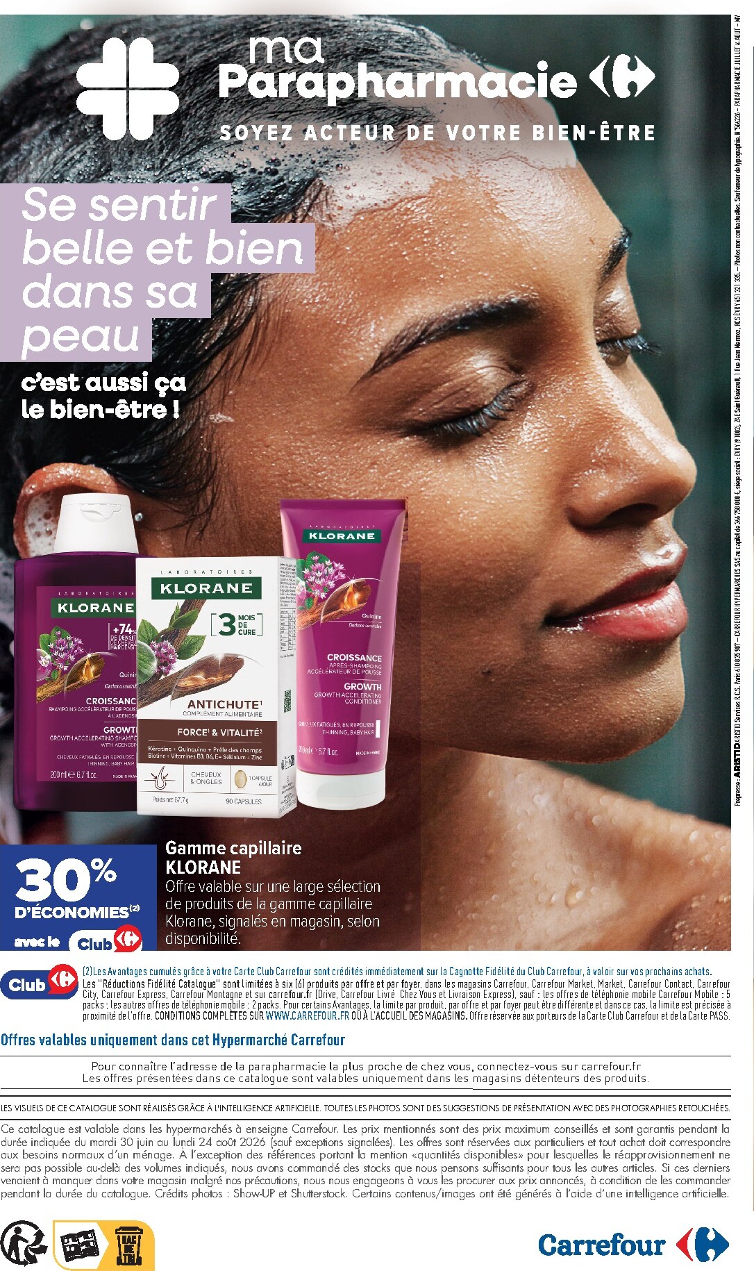carrefour - Flyer Carrefour - Parapharmacie pour la semaine prochaine du du mardi 30/06/2026 au du lundi 24/08/2026 - page: 16