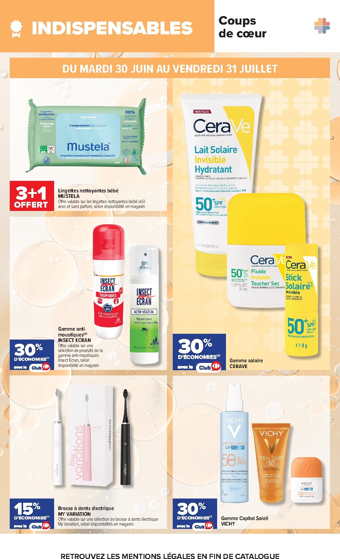 carrefour - Flyer Carrefour - Parapharmacie pour la semaine prochaine du du mardi 30/06/2026 au du lundi 24/08/2026 - page: 3