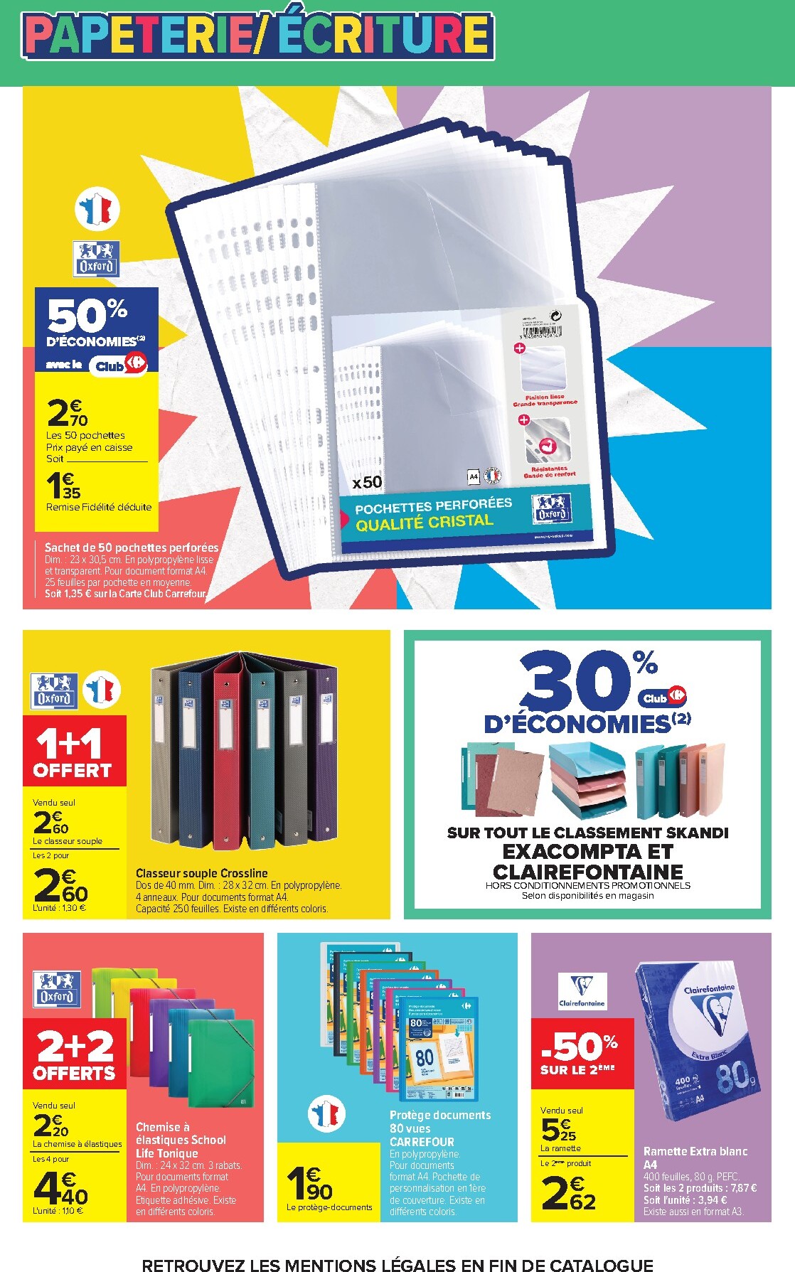 carrefour - Flyer Carrefour - L'été en transat, la rentrée dans le sac. pour la semaine prochaine du du mardi 30/06/2026 au du lundi 20/07/2026 - page: 21