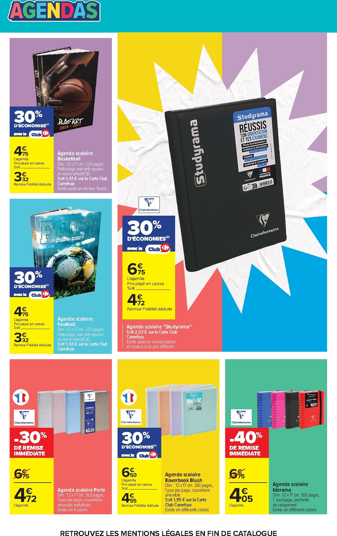 carrefour - Flyer Carrefour - L'été en transat, la rentrée dans le sac. pour la semaine prochaine du du mardi 30/06/2026 au du lundi 20/07/2026 - page: 14