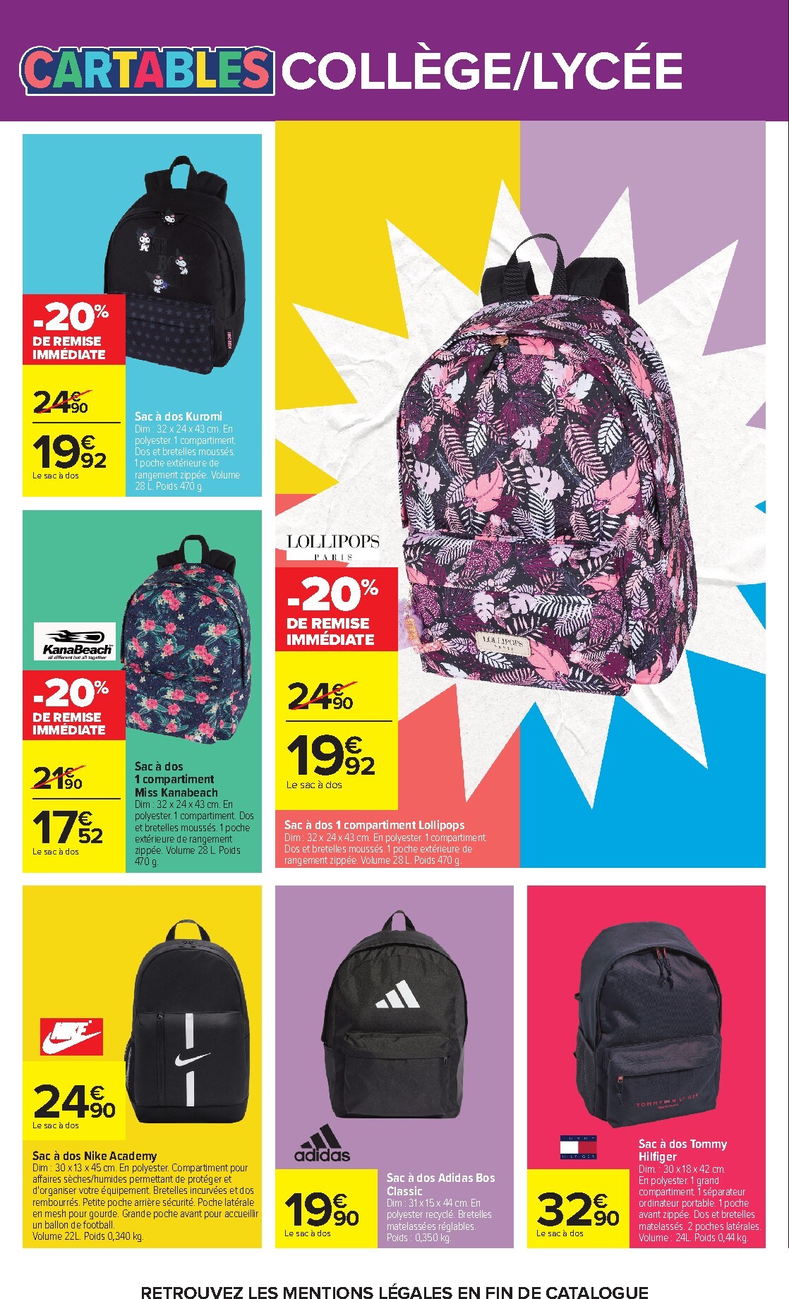 carrefour - Flyer Carrefour - L'été en transat, la rentrée dans le sac. pour la semaine prochaine du du mardi 30/06/2026 au du lundi 20/07/2026 - page: 10