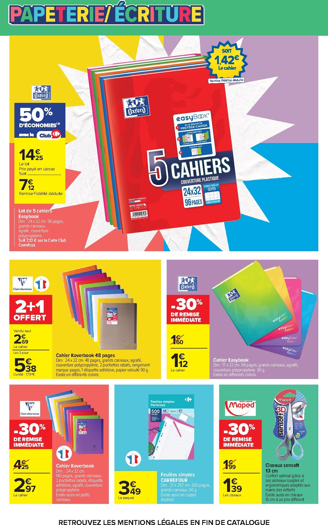 carrefour - Flyer Carrefour - L'été en transat, la rentrée dans le sac. pour la semaine prochaine du du mardi 30/06/2026 au du lundi 20/07/2026 - page: 20