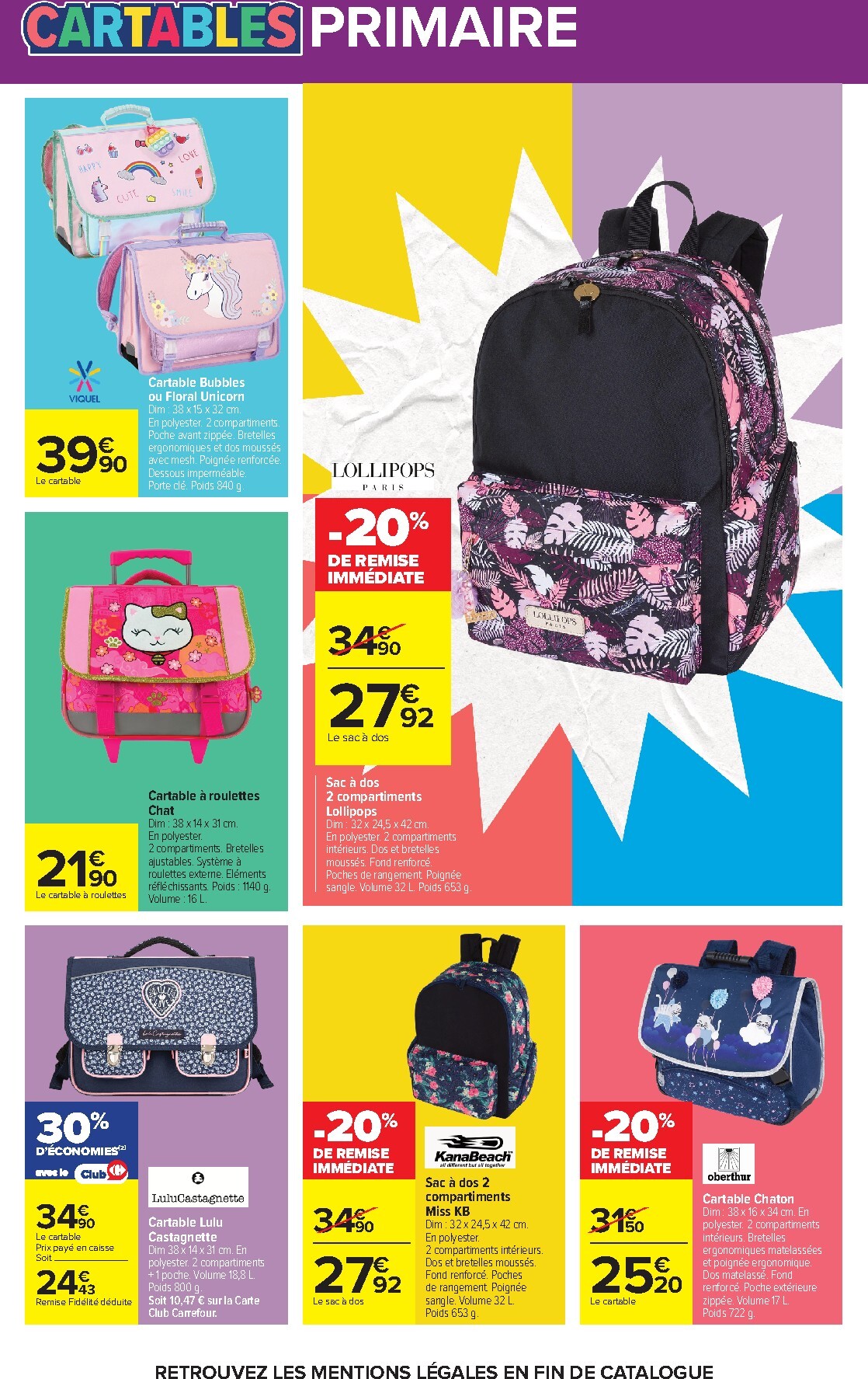 carrefour - Flyer Carrefour - L'été en transat, la rentrée dans le sac. pour la semaine prochaine du du mardi 30/06/2026 au du lundi 20/07/2026 - page: 5