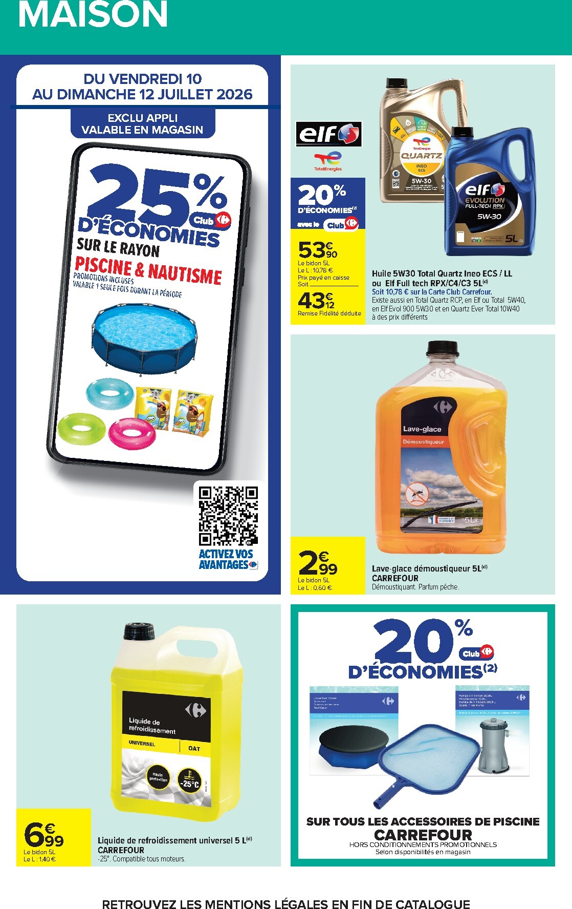 carrefour - Flyer Carrefour - BARBECUE pour la semaine prochaine du du mardi 07/07/2026 au du lundi 20/07/2026 - page: 73