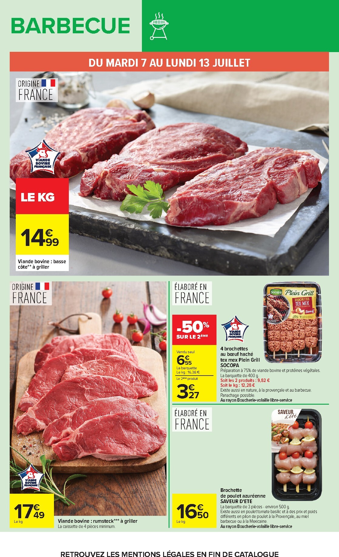 carrefour - Flyer Carrefour - BARBECUE pour la semaine prochaine du du mardi 07/07/2026 au du lundi 20/07/2026 - page: 5