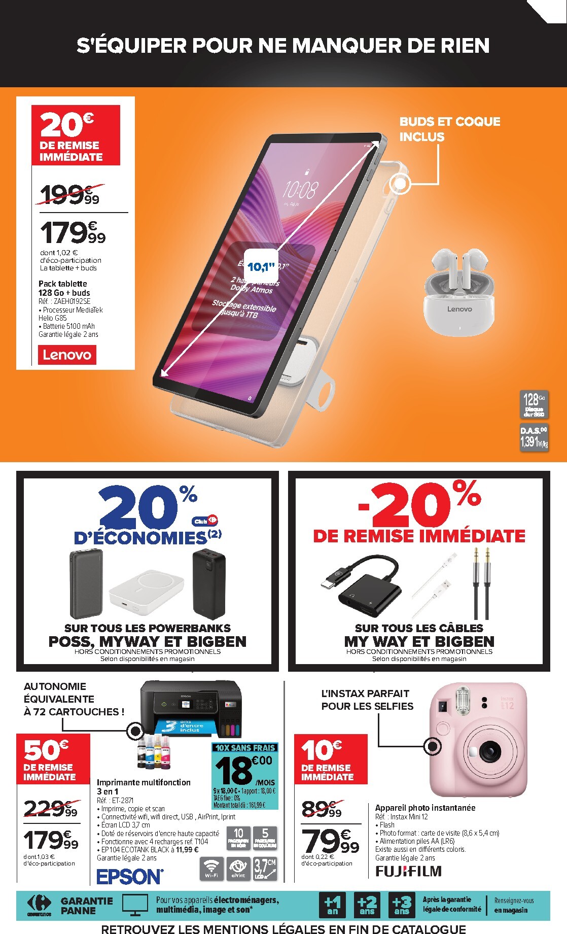 carrefour - Flyer Carrefour - High-Tech, Multimédia pour la semaine prochaine du du mardi 07/07/2026 au du lundi 20/07/2026 - page: 12